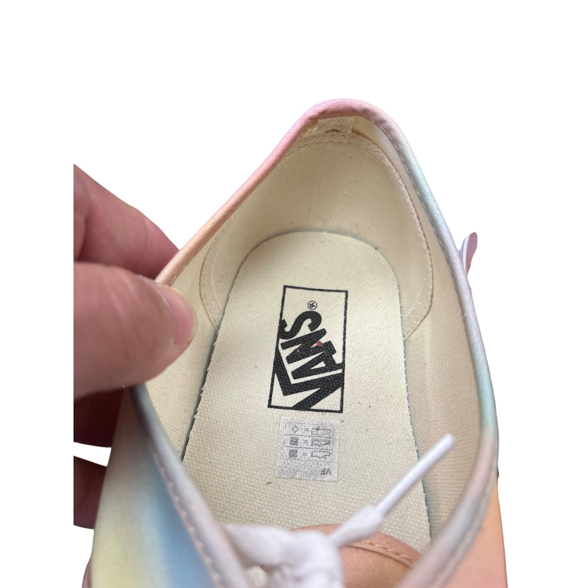 Vans Vans mens womans yellow pink low top sneakers sz 10.5m/12w S Size US 10.5 / EU 43-44 - 9 Thumbnail