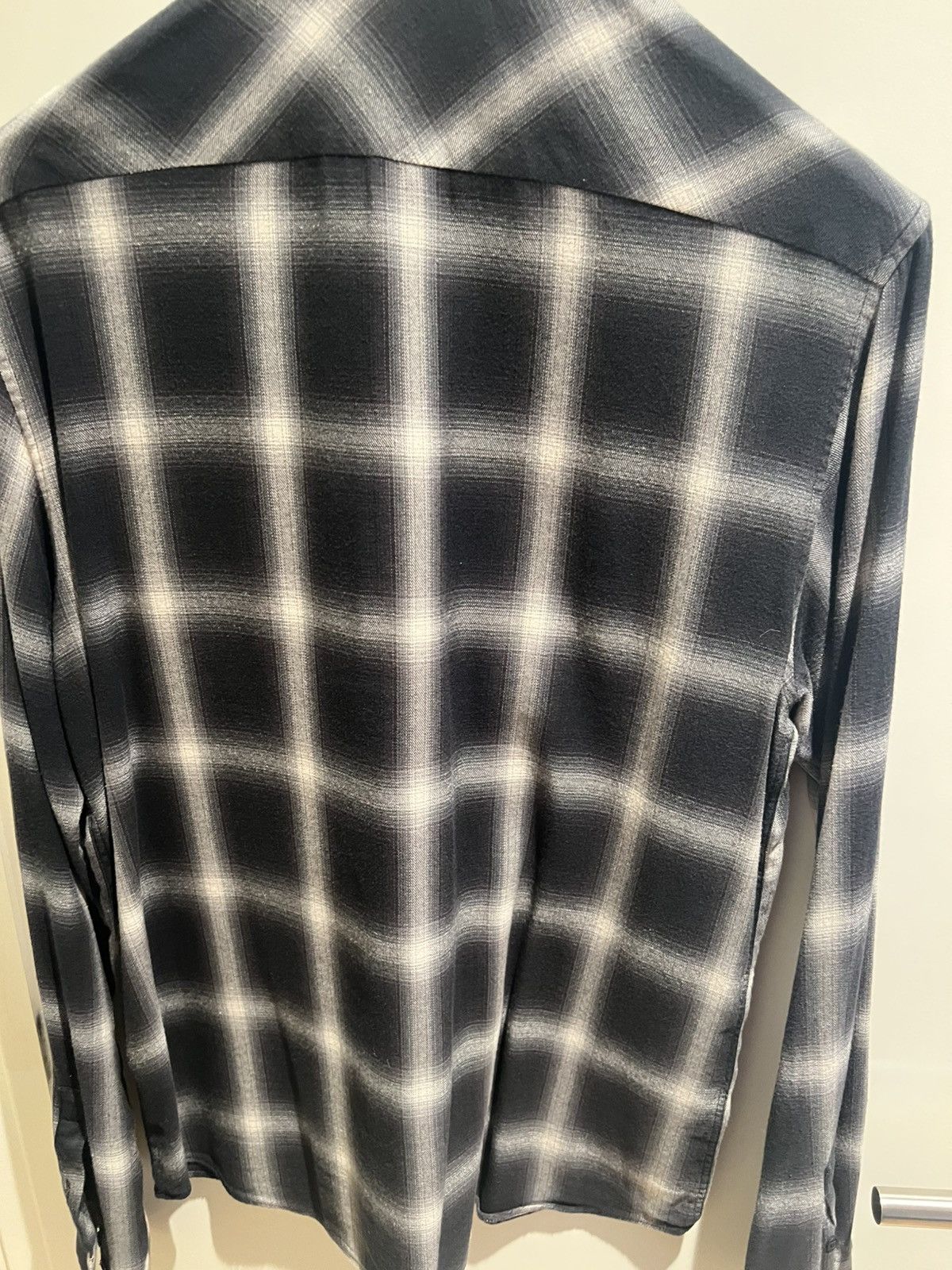 Iro Black plaid flannel button up Size US L / EU 52-54 / 3 - 2 Thumbnail