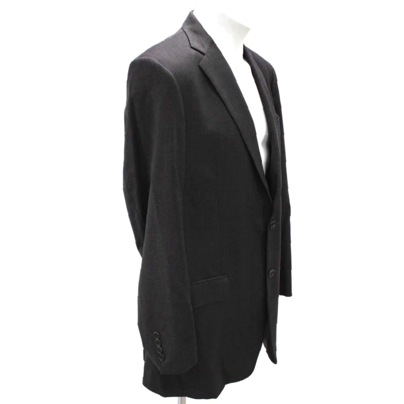 Brooks Brothers Brooks Brothers Madison 1818 Wool Suit Jacket 44L Dark Gray Fully Lined USA Size 44R - 4 Thumbnail