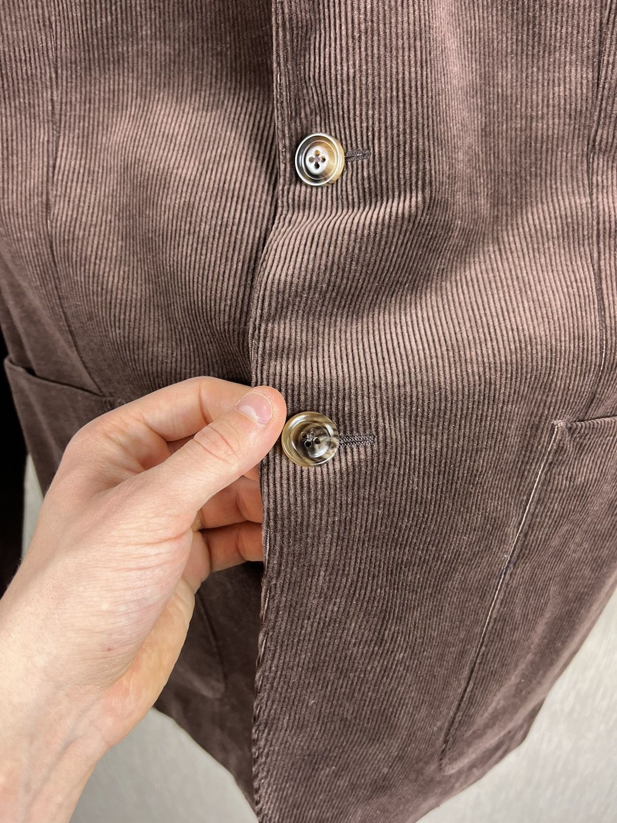 Ermenegildo Zegna Ermenegildo Zegna cashco comfort corduroy blazer jacket Size US M / EU 48-50 / 2 - 10 Thumbnail