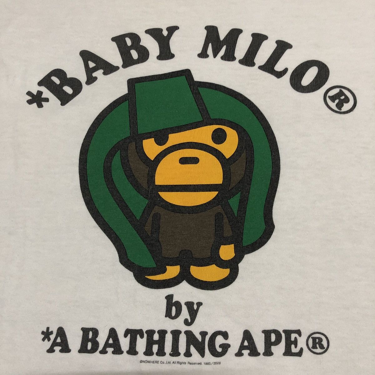 Bape Baby Milo Ape General Tee Size US M / EU 48-50 / 2 - 2 Thumbnail