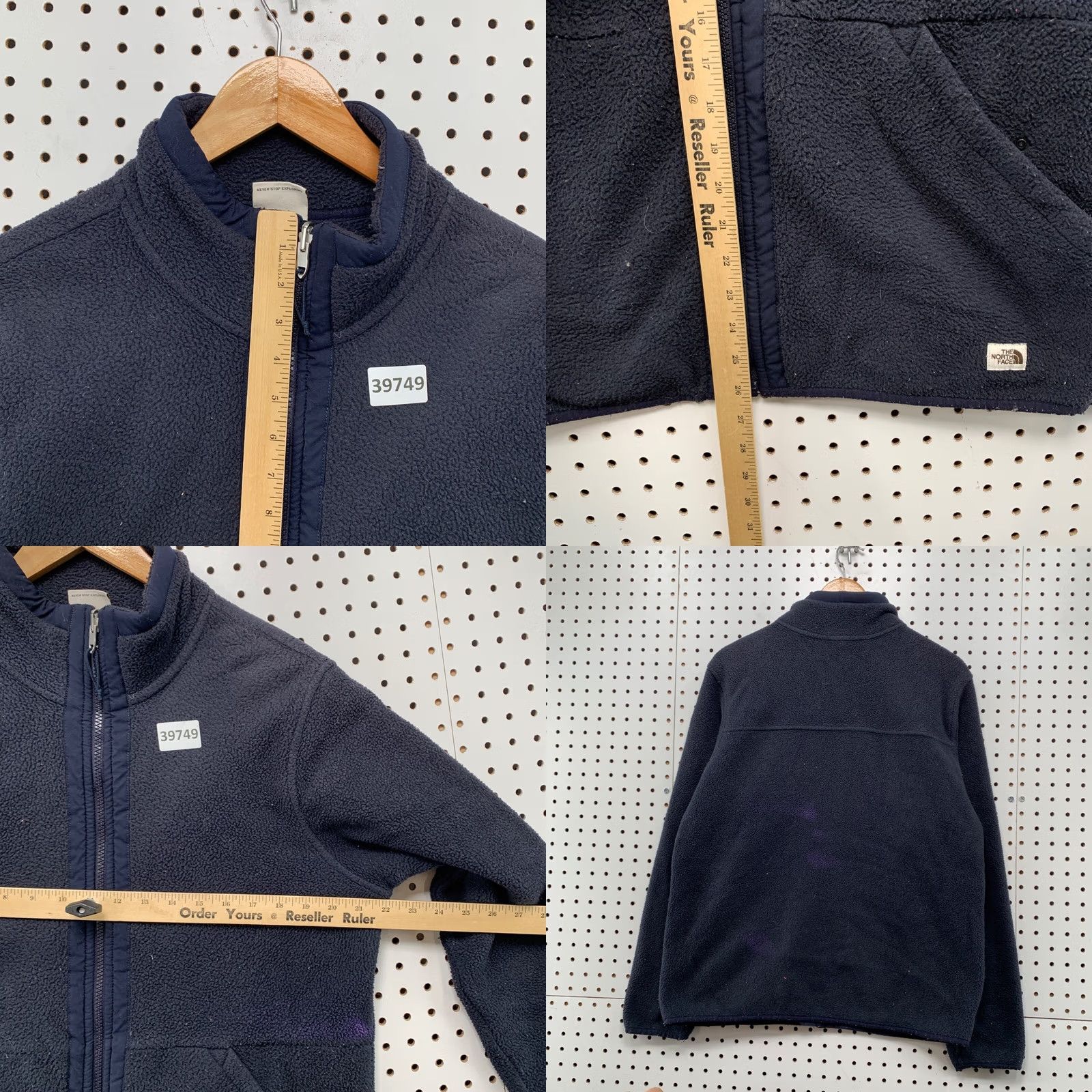 The North Face The North Face Fleece Sherpa Jacket Mens M Blue Zip Casual Pocket Size US M / EU 48-50 / 2 - 9 Thumbnail