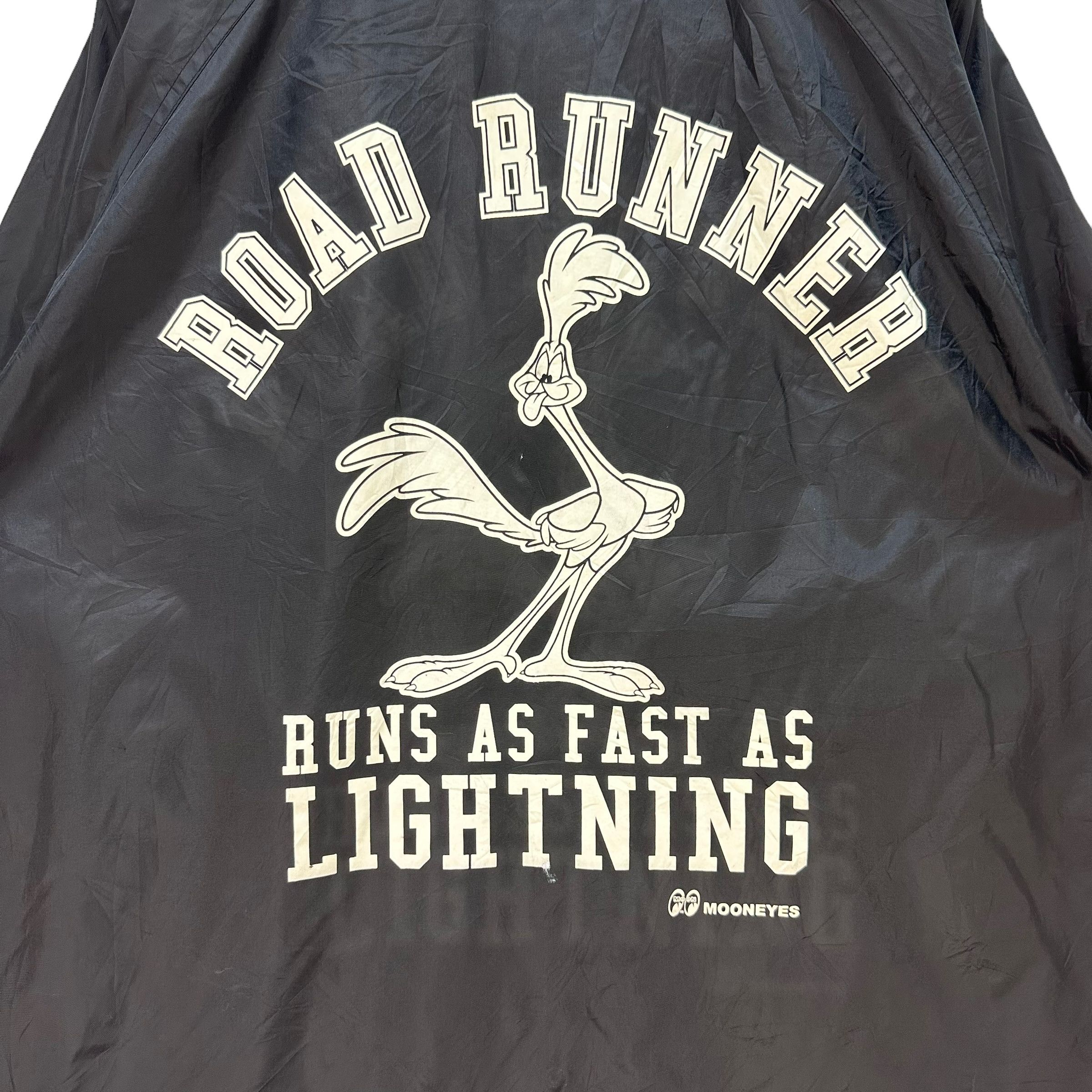 Vintage ROAD RUNNER MOONEYES BIG LOGO COACH JACKET #7681-164 Size US L / EU 52-54 / 3 - 2 Thumbnail
