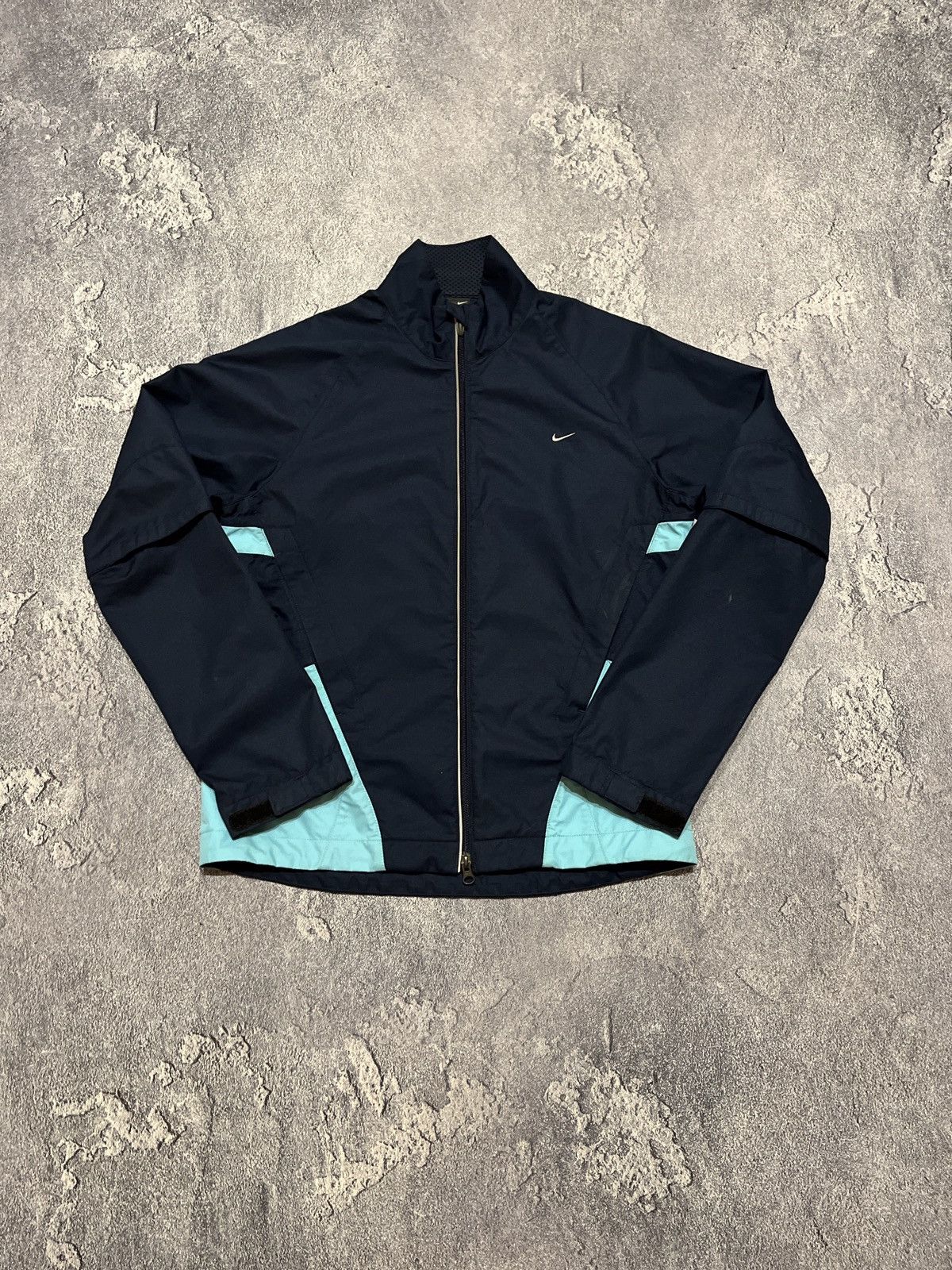 Nike × Nike ACG × Vintage Crazy Vintage Y2K Nike Windbreaker Track Jacket Navy Blue Size US M / EU 48-50 / 2 - 1 Thumbnail