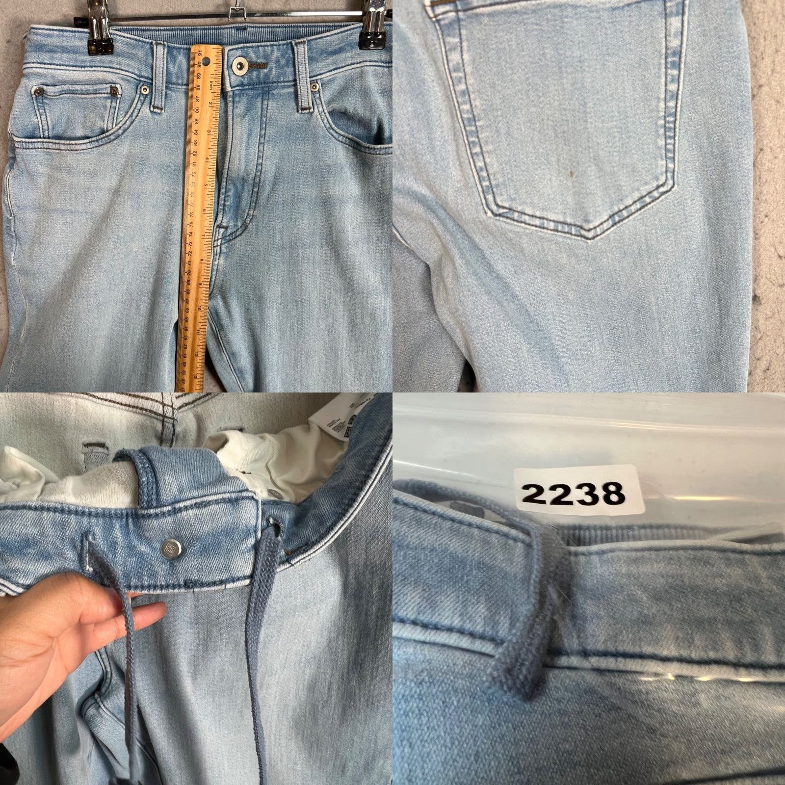 Uniqlo Uniqlo Jeans Womens Slim Skinny High-Waisted Light Wash 29in 28in Inseam Size M Blue Cotton Blend Denim 5-Pocket Size 32" / US 10 / IT 46 - 8 Thumbnail