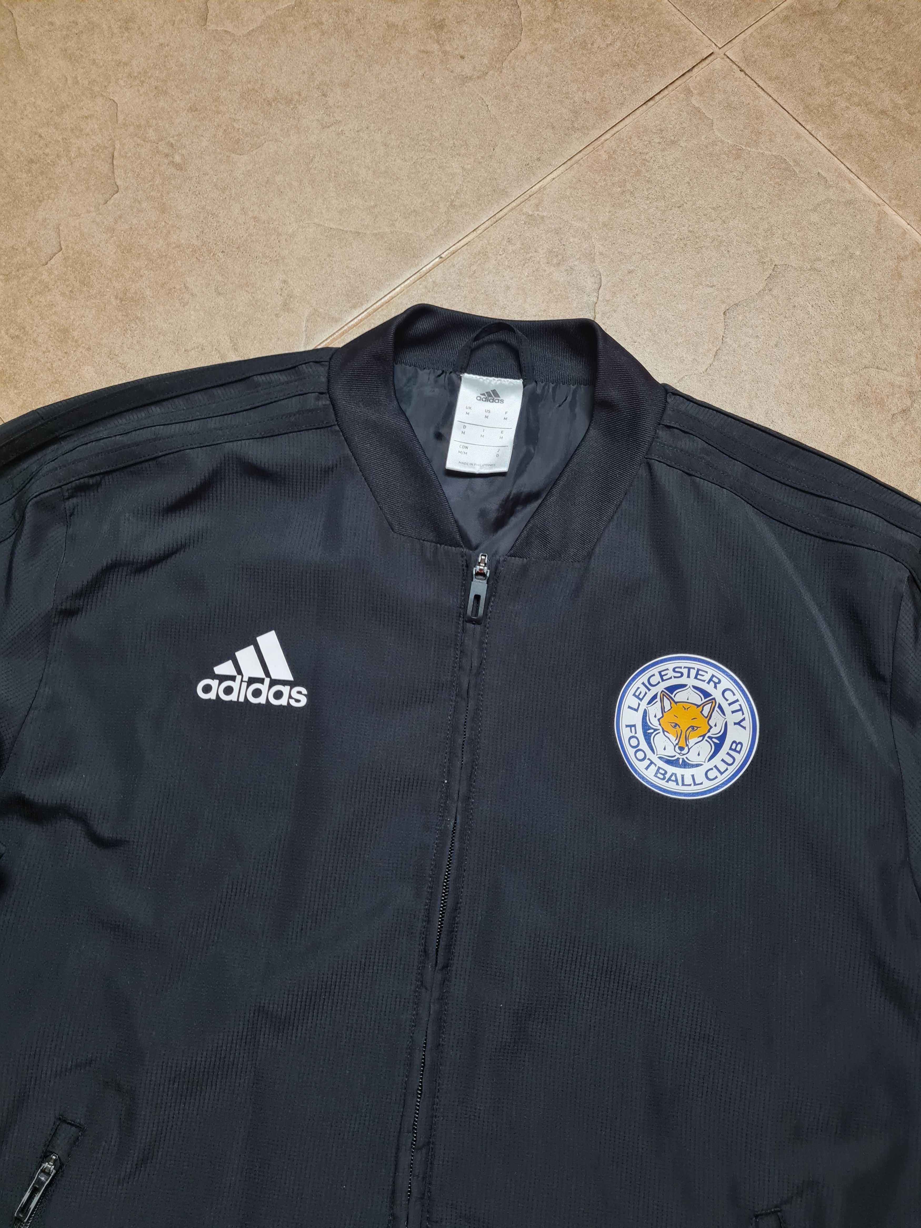 Adidas Football Jacket Leicester City Soccer Training Top Adidas Size US M / EU 48-50 / 2 - 10 Thumbnail