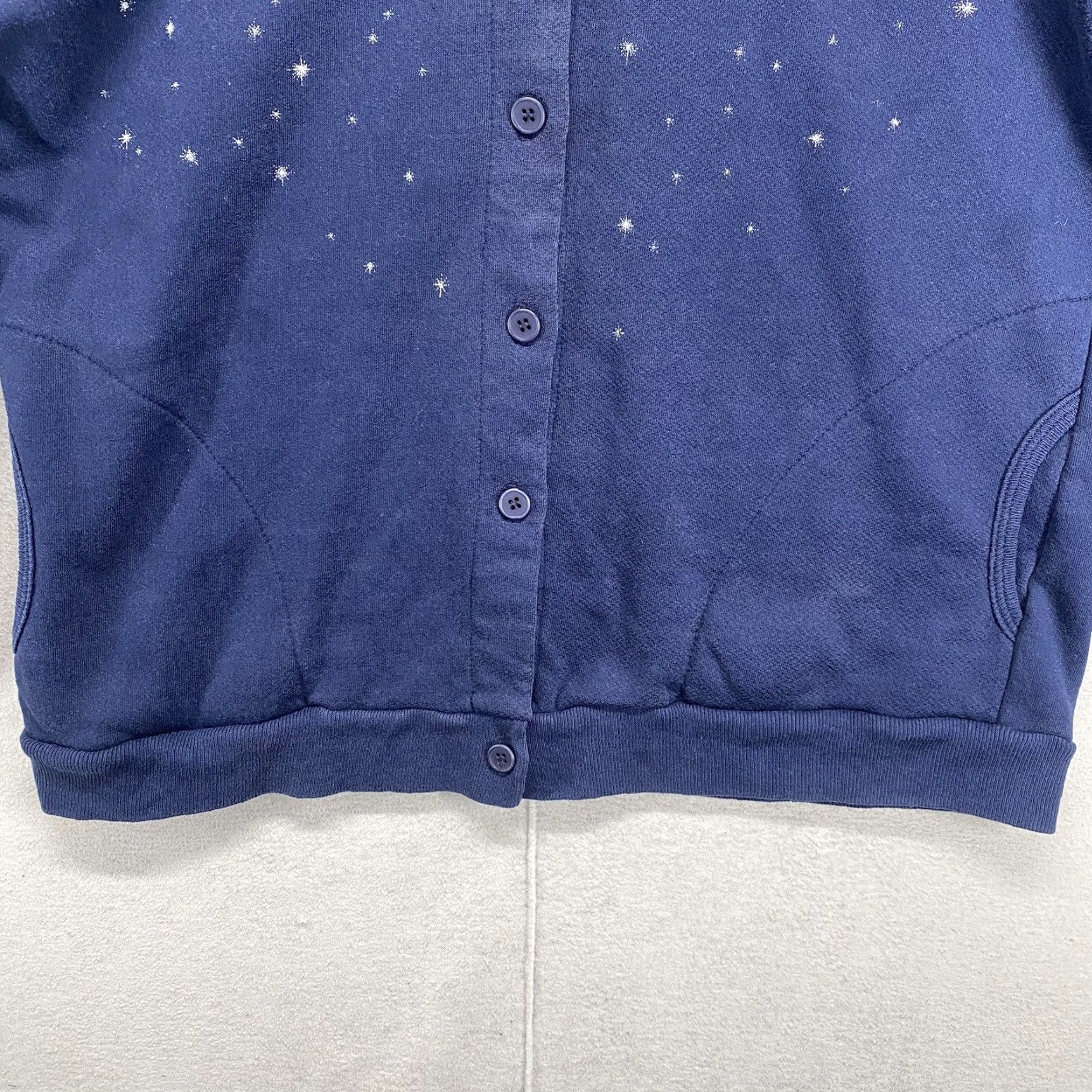 Vintage VINTAGE Top Stitch Cardigan Women’s Knit Black Embroidered Bird Pockets Medium Size M / US 6-8 / IT 42-44 - 5 Thumbnail