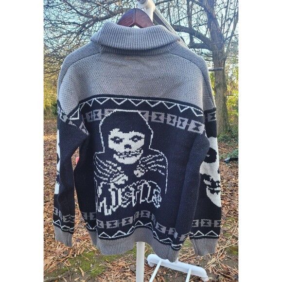 Misfits Misfits Cardigan Sweater Button up Acrylic Knit Size US L / EU 52-54 / 3 - 8 Thumbnail
