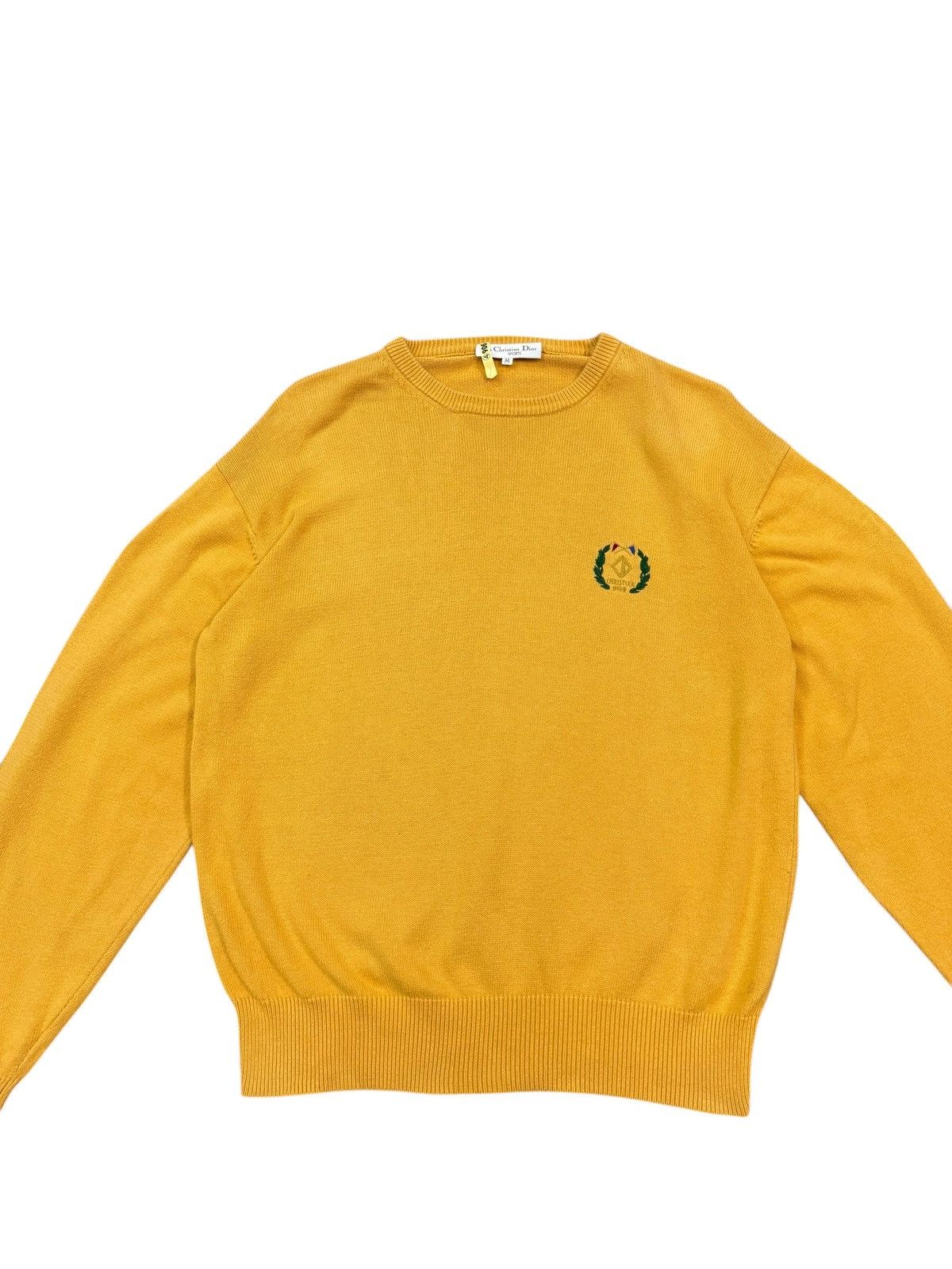 Christian Dior Monsieur VINTAGE CHRISTIAN DIOR CREST LOGO CREWNECK SWEATER Size US M / EU 48-50 / 2 - 3 Thumbnail