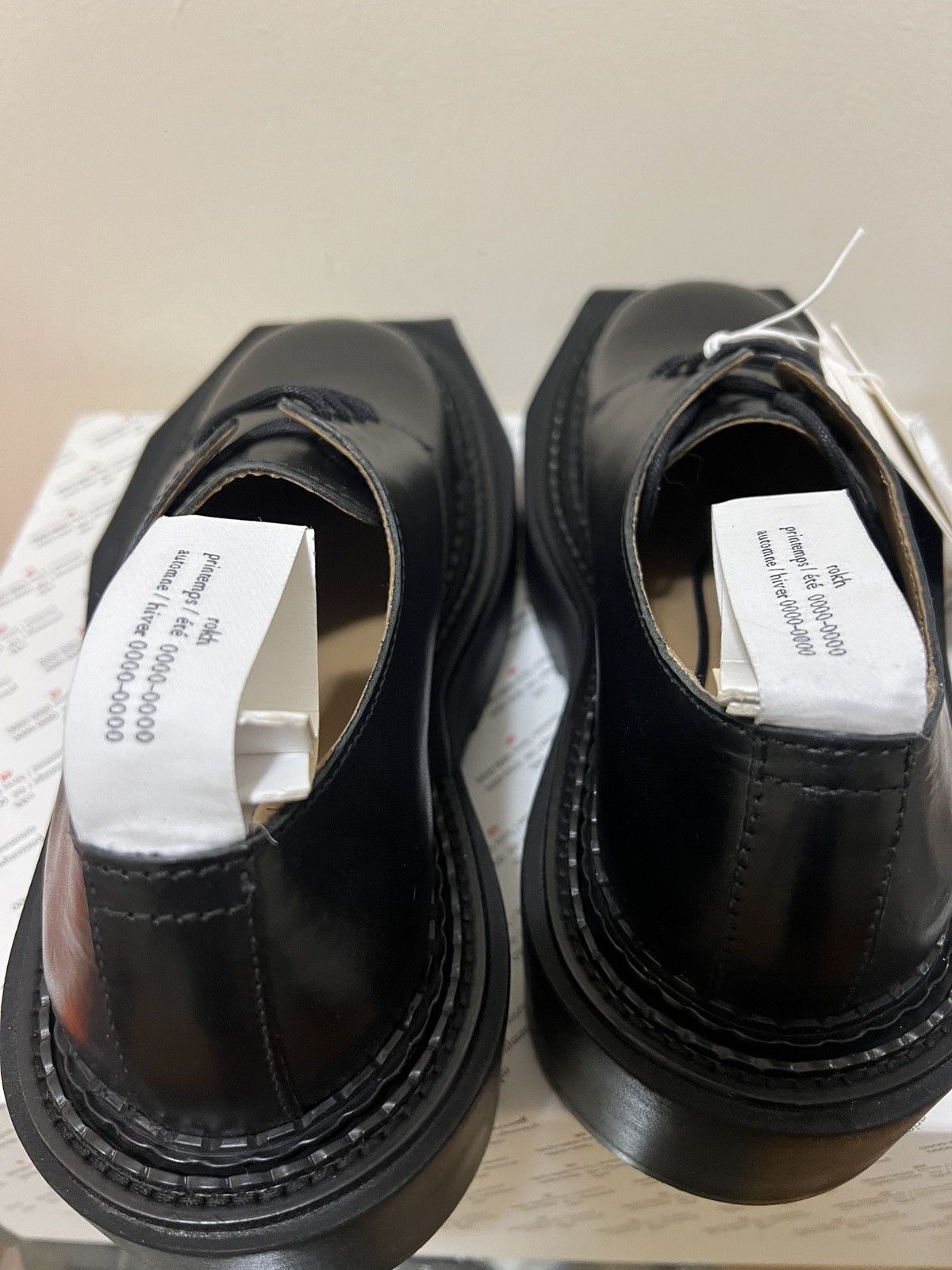 H&M × rokh rokh H&M. Platform derby shoes in leather Size US 7 / EU 40 - 6 Thumbnail