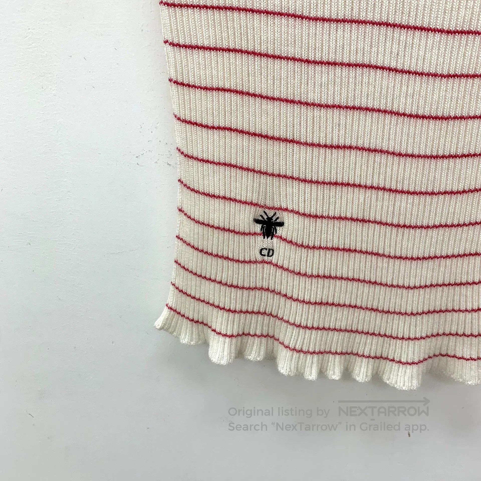 Dior Dior Colorblock Striped Embroidered Knit Top. Size US M / EU 48-50 / 2 - 4 Thumbnail
