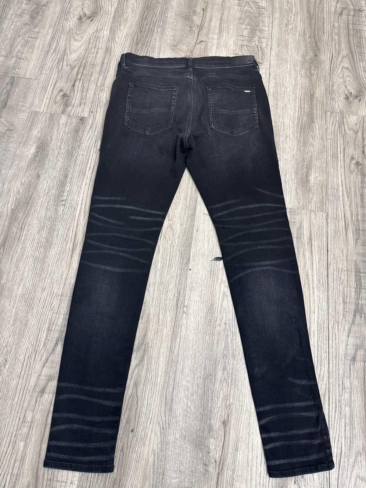 Amiri Amiri MX1 - Glitter Patched (Black) Size US 36 / EU 52 - 3 Thumbnail