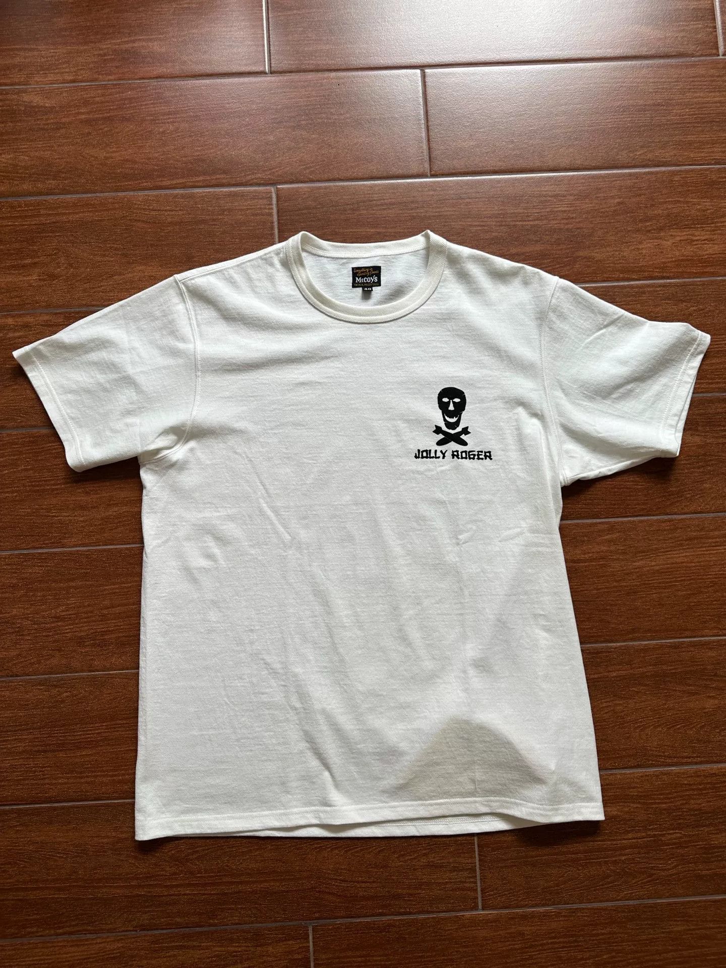 The Real McCoy's Real McCoy's Jolly Roger White T-shirt Size US L / EU 52-54 / 3 - 1 Thumbnail