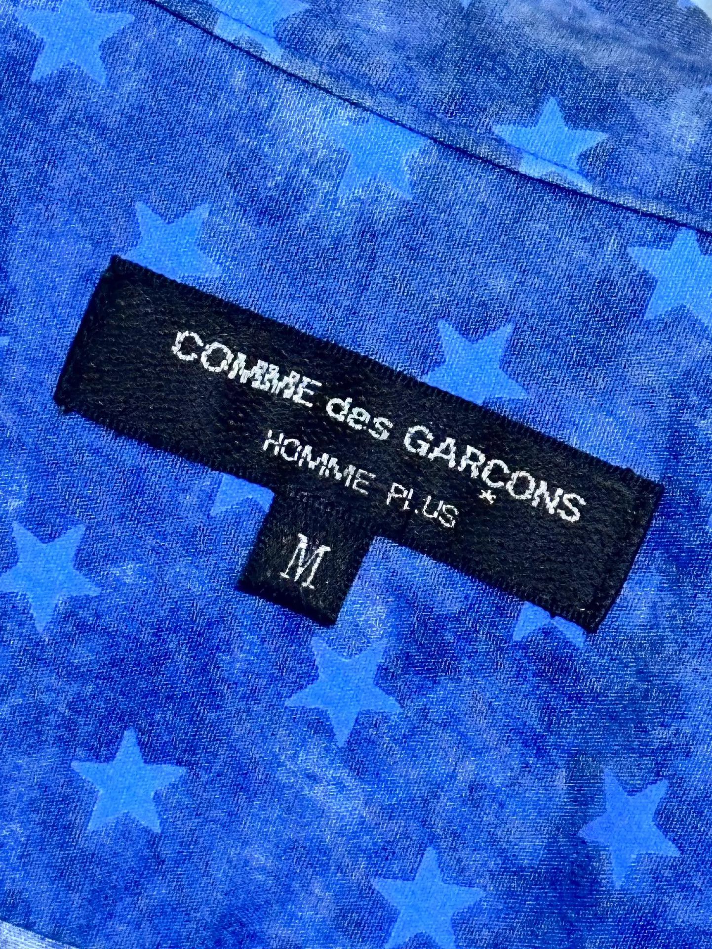 Comme des Garcons CDG AD2002 Star Pattern Long Sleeve Shirt Size US M / EU 48-50 / 2 - 4 Thumbnail