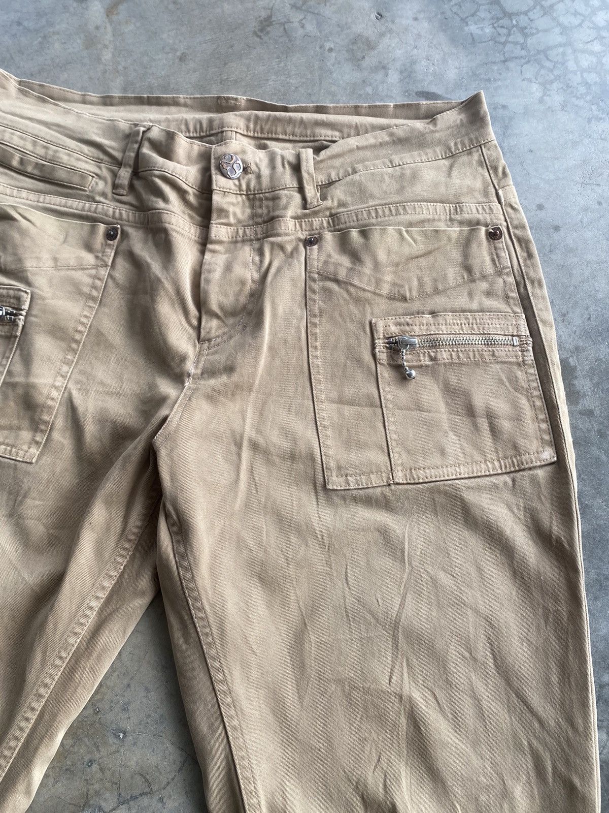Japanese Brand Japanese 291295=Homme Python Bush Pocket Curve Leg Denim 121 Size US 33 - 6 Thumbnail