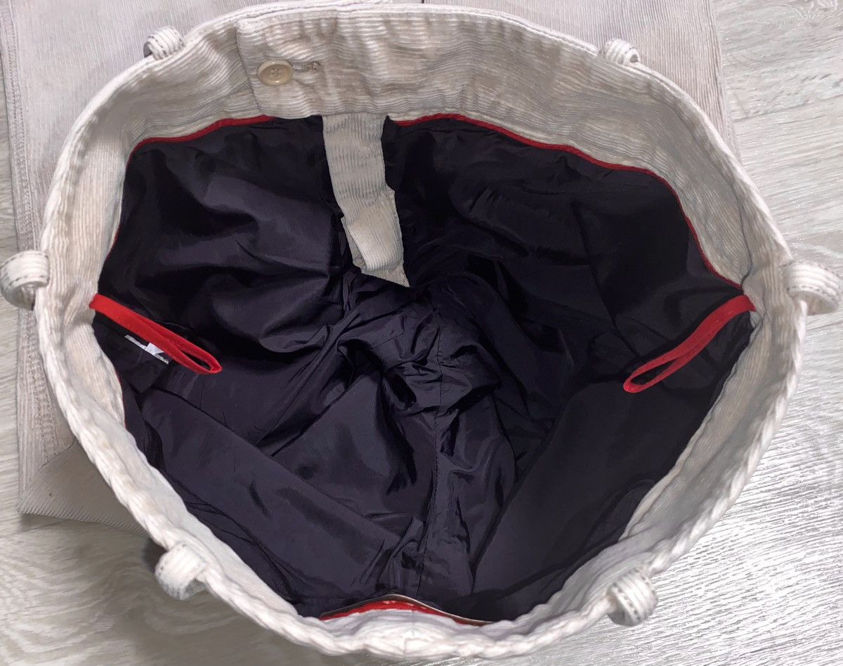 Prada Prada Linea Rossa Red Tab Beige Flared Corduroy Pant Trouser Size US 30 / EU 46 - 19 Thumbnail