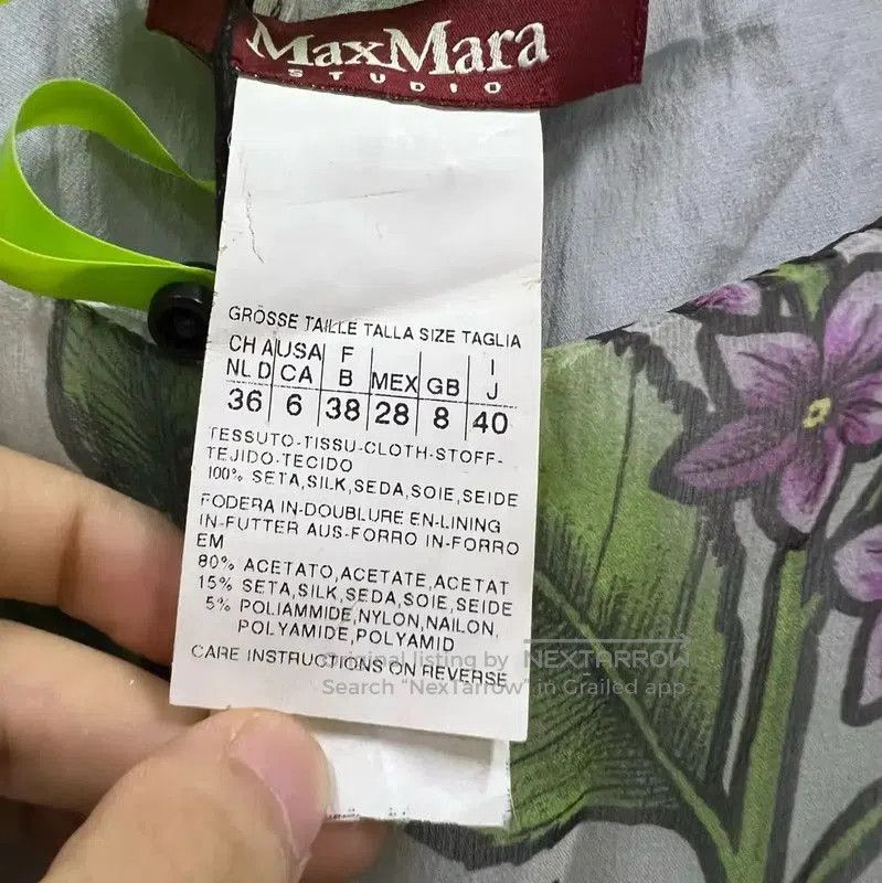 Max Mara MaxMara Summer Multi-color Cotton Dress . Size XXS / US 00 / IT 34 - 4 Thumbnail