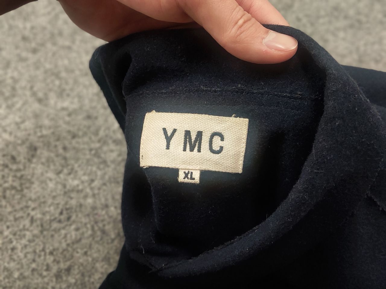 YMC YMC You Must Create Design Navy Thin wool overshot jacket Size US XL / EU 56 / 4 - 16 Thumbnail