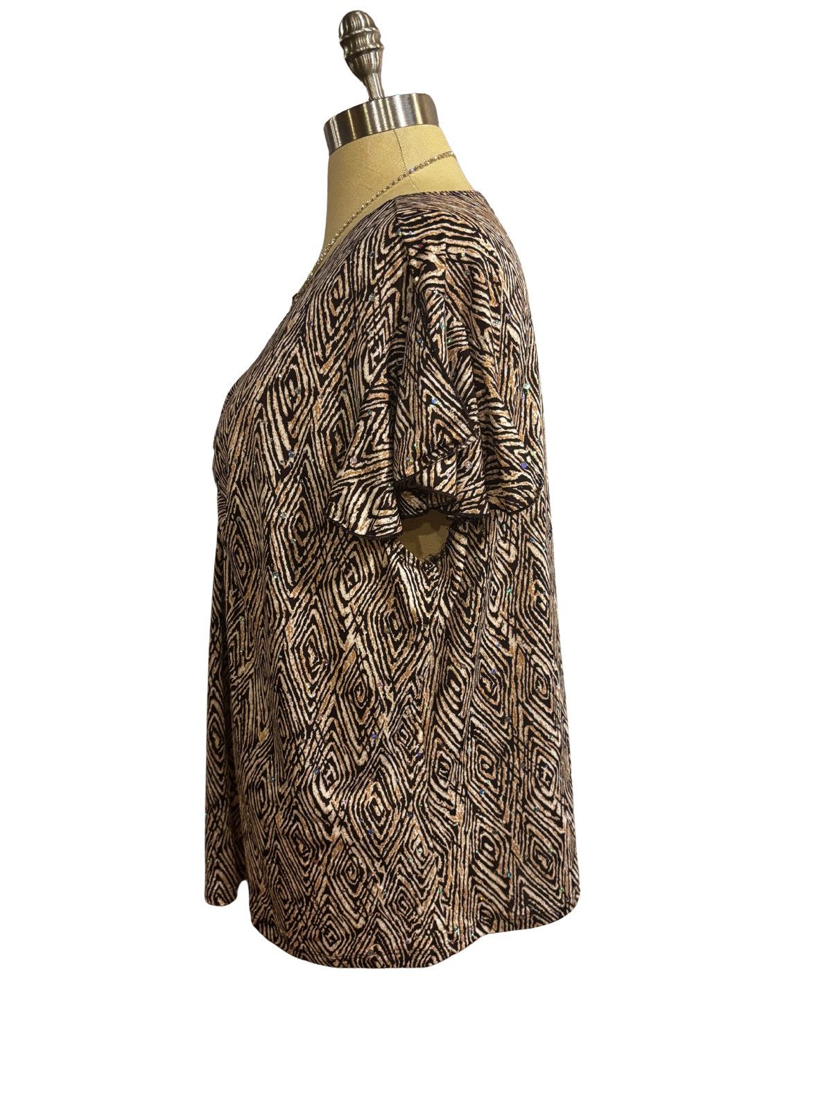 Other Women’s V-neck Top.wt9636 Size XXL / US 16-18 / IT 52-54 - 6 Thumbnail