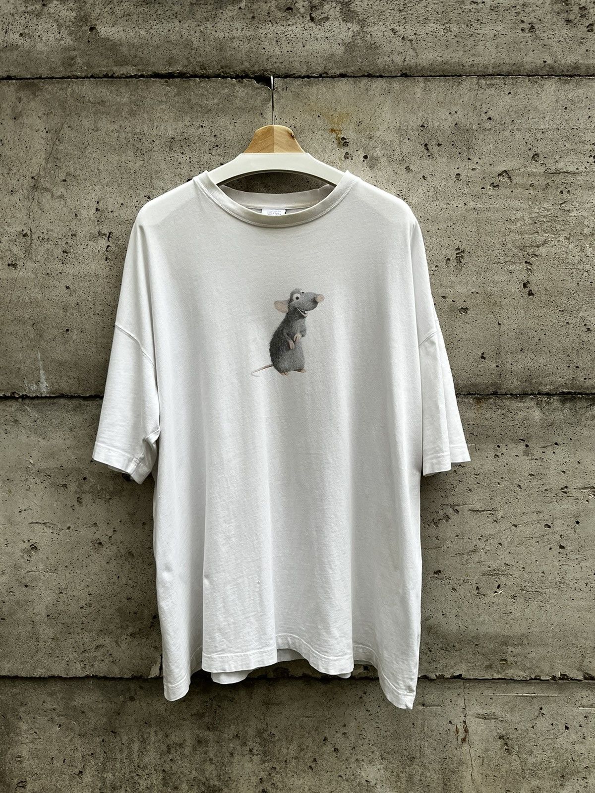 Vetements ❗️RARE❗️Vetements Demna AW2020 Rat Ratatouille Tshirt baggy Size US XXL / EU 58 / 5 - 1 Thumbnail