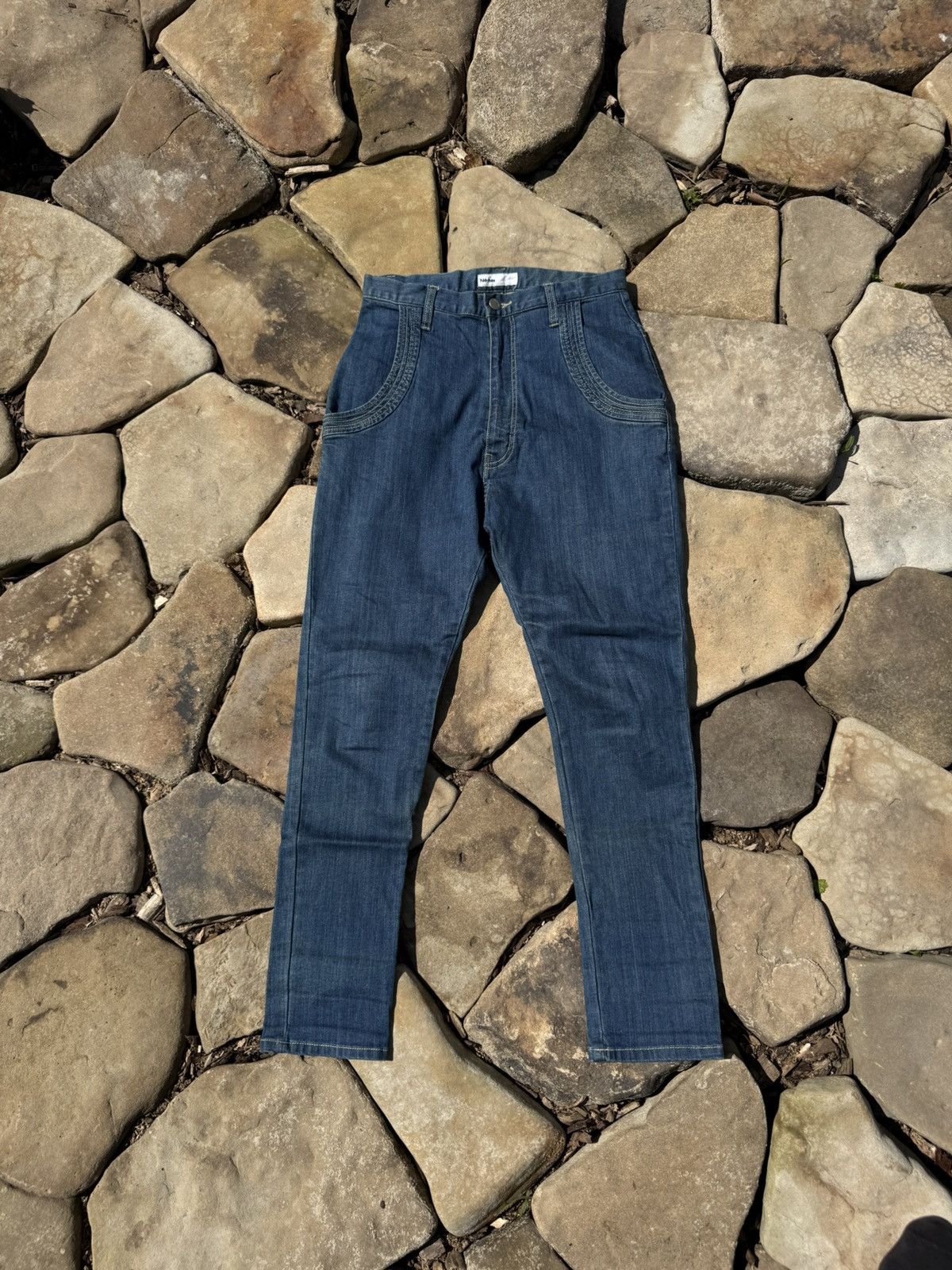 Vintage Vintage Ne-Net by Issey Miyake Skini Jeans Size 28" / US 6 / IT 42 - 5 Thumbnail