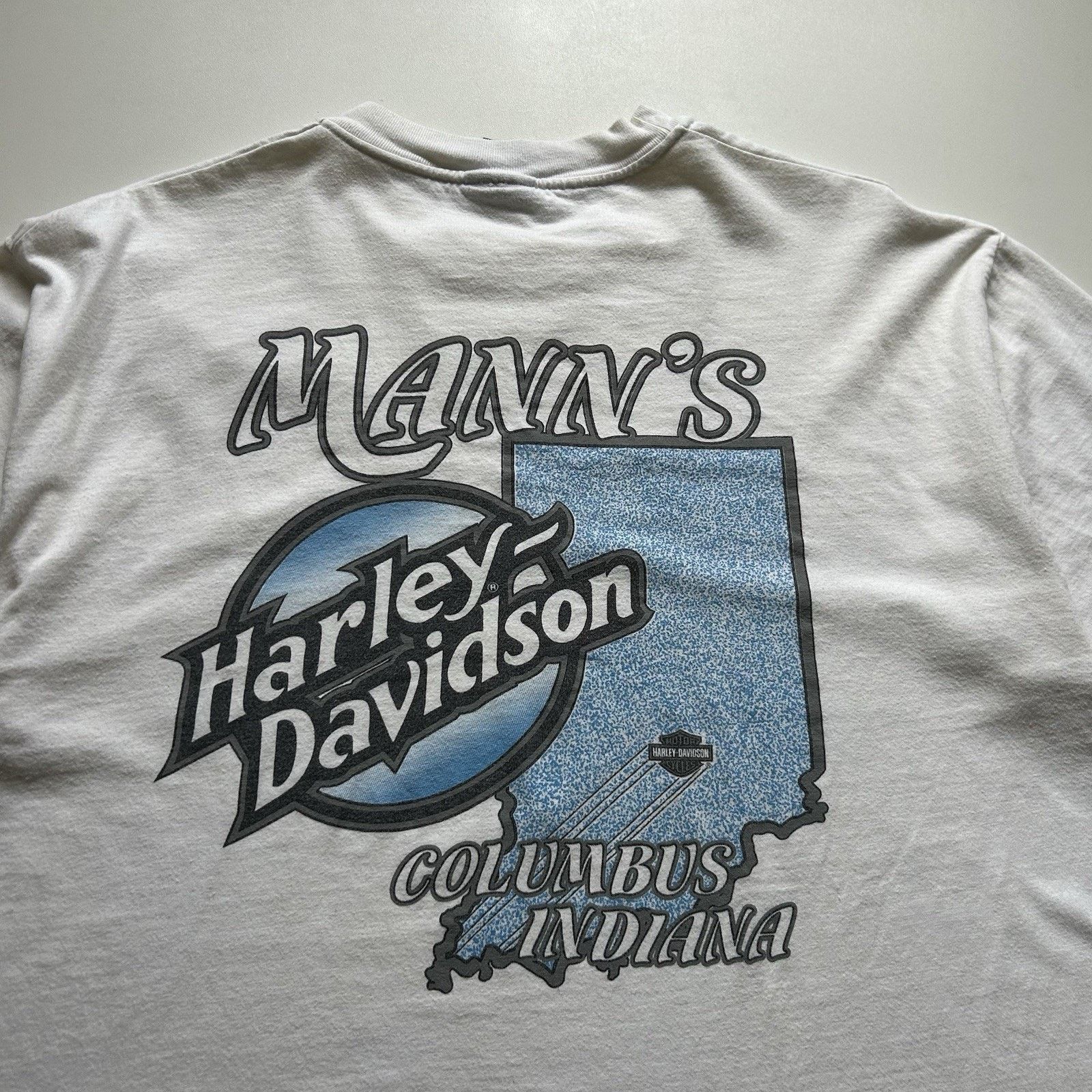 Harley Davidson × Vintage Vintage Harley Davidson Shirt XL USA 1998 90s Motorcycle Art Size US XL / EU 56 / 4 - 4 Thumbnail