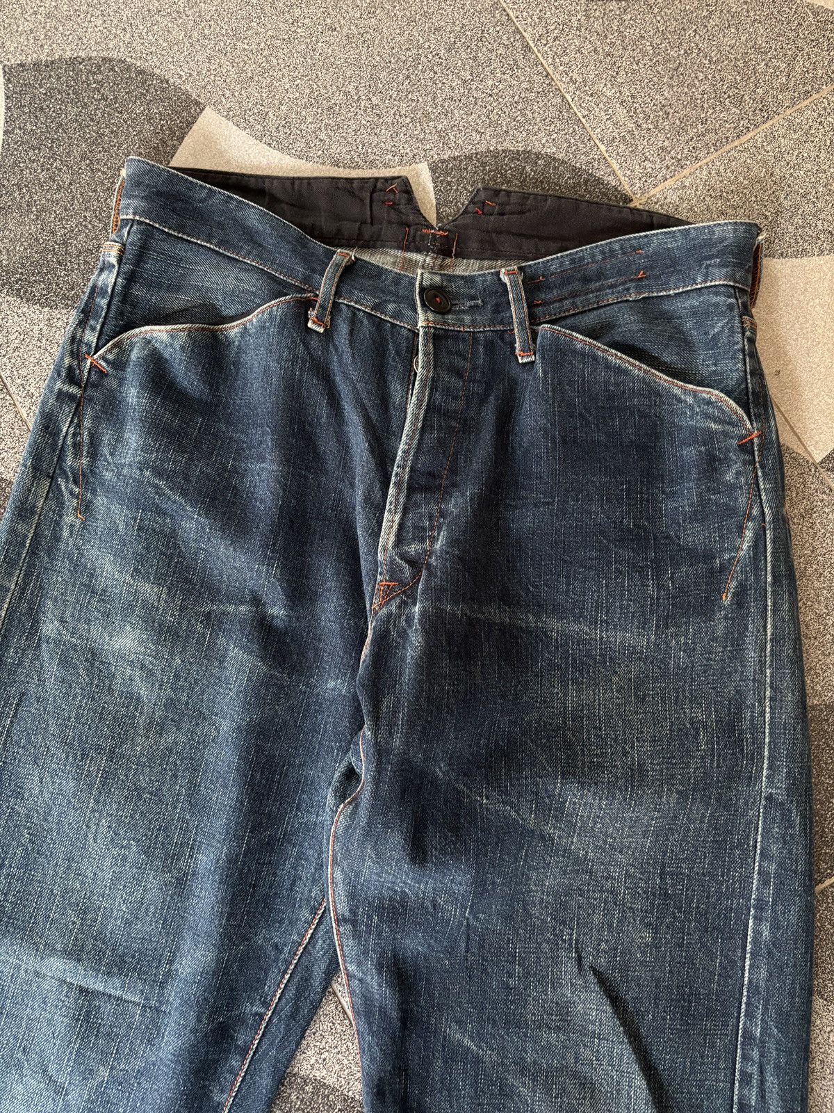 KATO Hiroshi KATO Denim Selvedge Buckle Back unfinish RARE Size US 32 / EU 48 - 3 Thumbnail