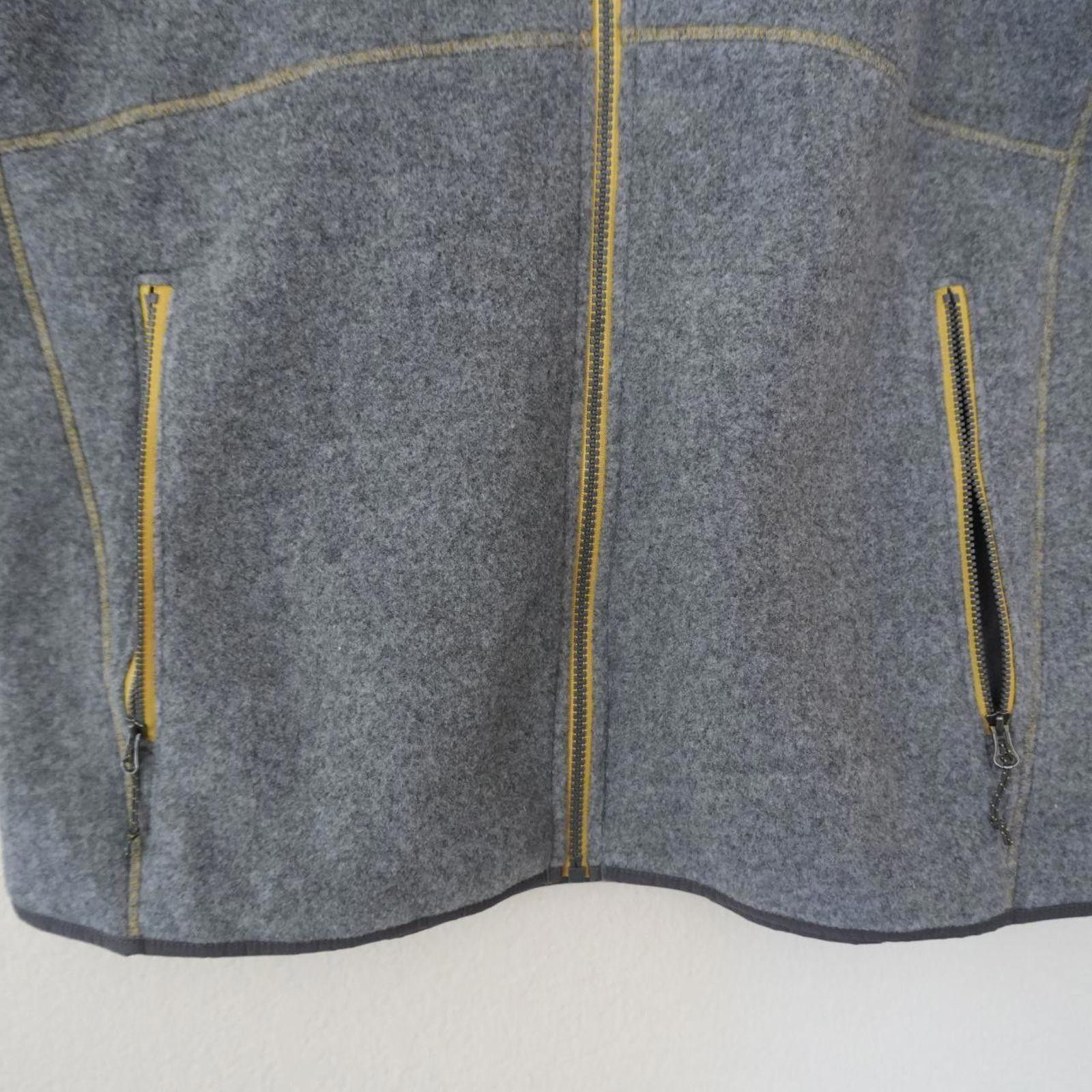 Eddie Bauer Eddie Bauer Vest Men's L Grey Yellow Trim Polartec Size US L / EU 52-54 / 3 - 3 Thumbnail