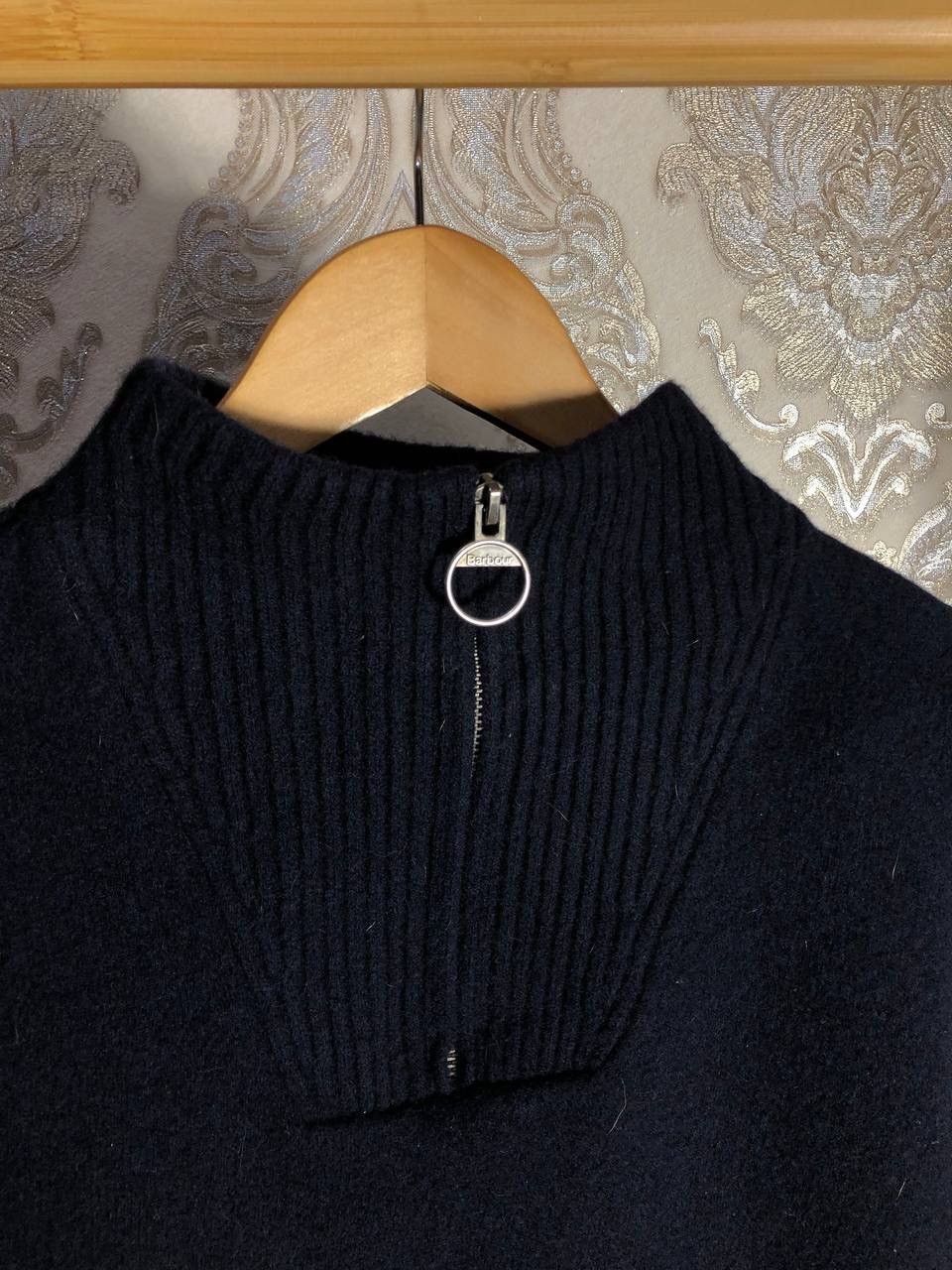 Barbour × Vintage VERY RARE BARBOUR INTERNATIONAL WOOL SWEATER ENGLAND STYLE Size US XL / EU 56 / 4 - 3 Thumbnail