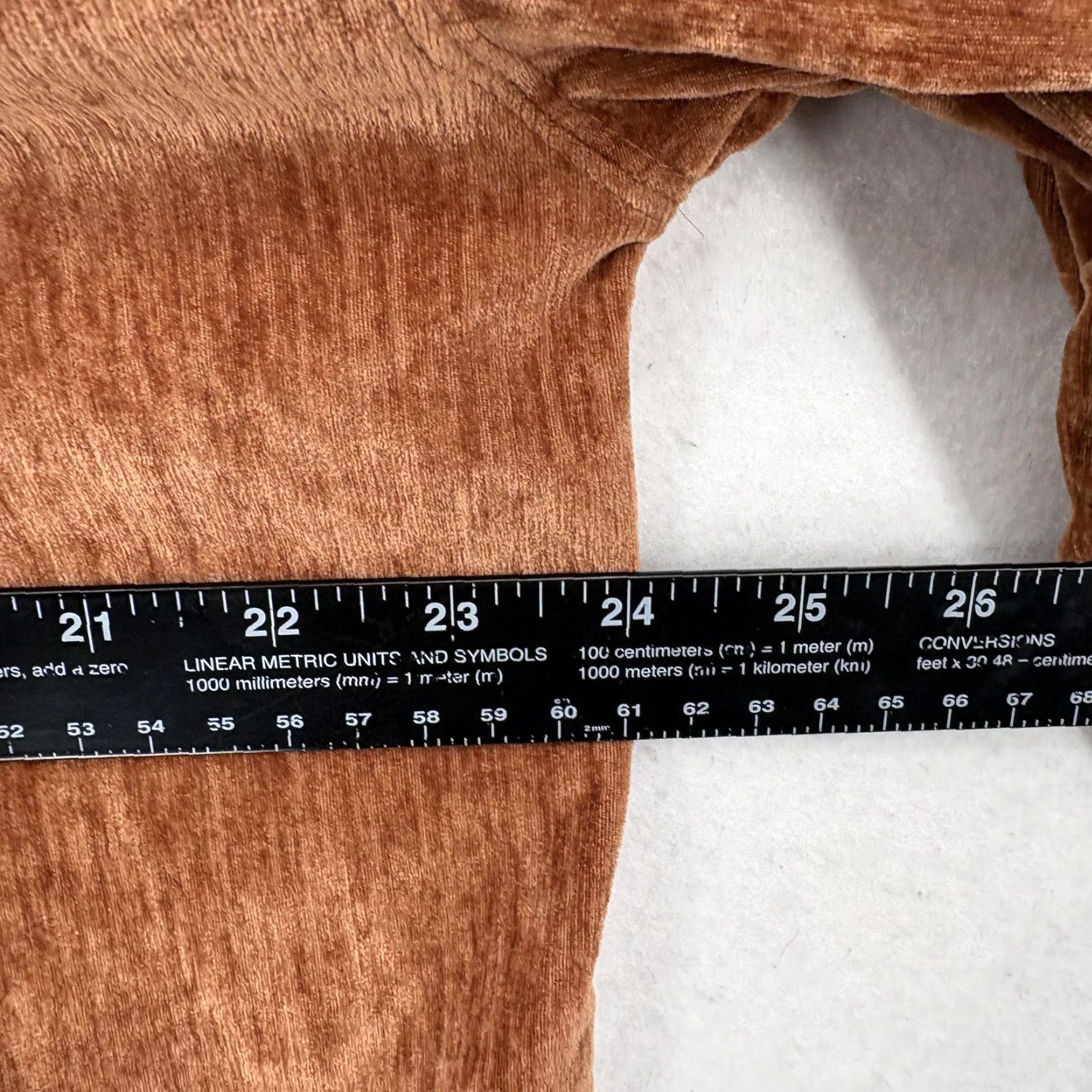 Velvet Super Massive Luxury Hoodie Mens Medium Brown Velvet Pullover Relaxed Stretch Size US M / EU 48-50 / 2 - 6 Thumbnail