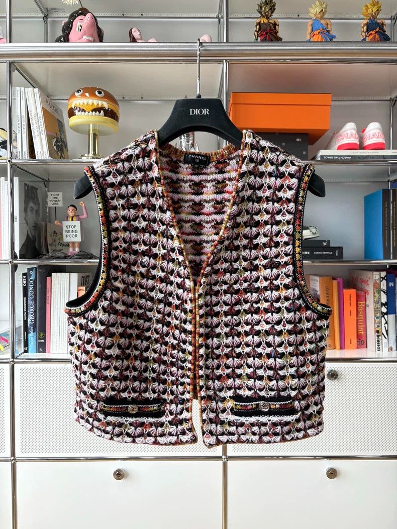 Chanel Chanel 23A Dakar Knit Vest - dmc Size US L / EU 52-54 / 3 - 1 Thumbnail