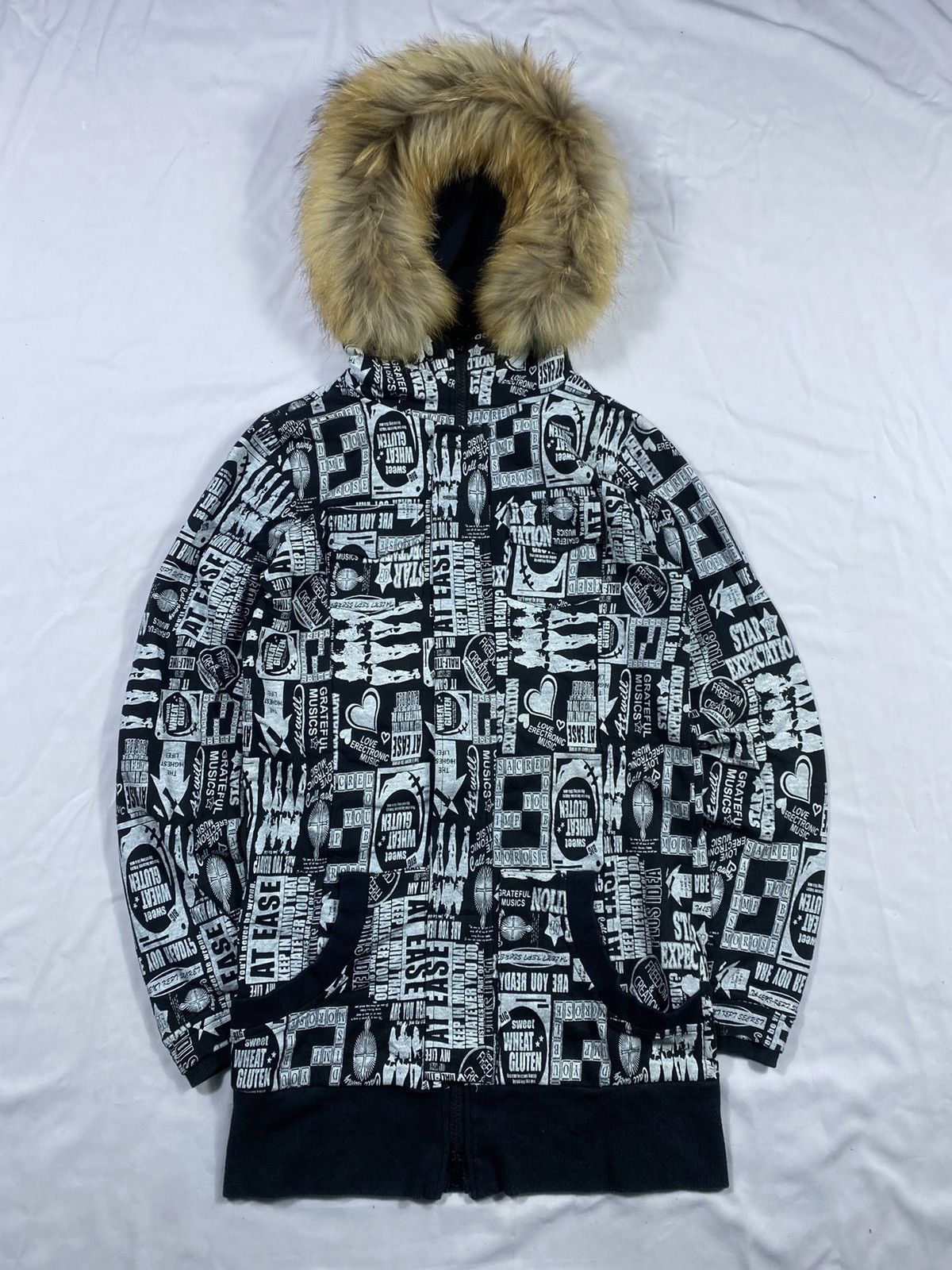 Japanese Brand Japanese Roc Fur zip Hoodie Size US S / EU 44-46 / 1 - 1 Thumbnail