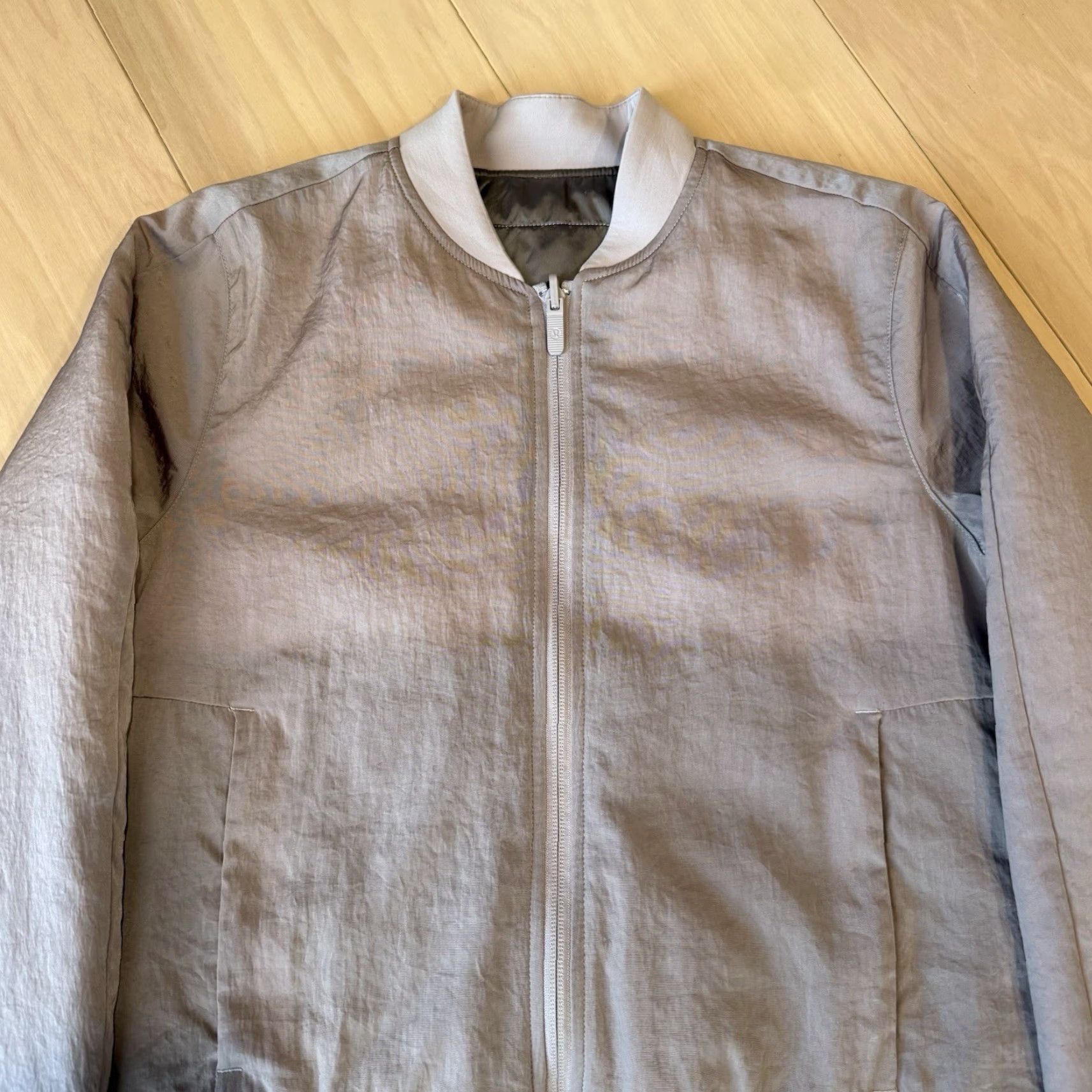 Lululemon Lululemon Non Stop Bomber Women's 6 Mauve Reversible Jacket Athleisure Full Zip Shirt Size M / US 6-8 / IT 42-44 - 4 Thumbnail