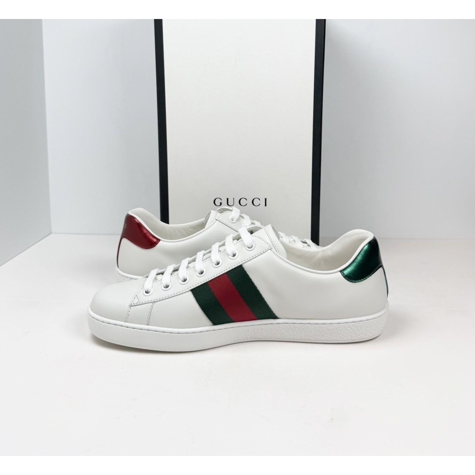 Gucci Size 7G/7.5US - Gucci Ace Leather Sneakers NEW Size US 7.5 / EU 40-41 - 7 Thumbnail