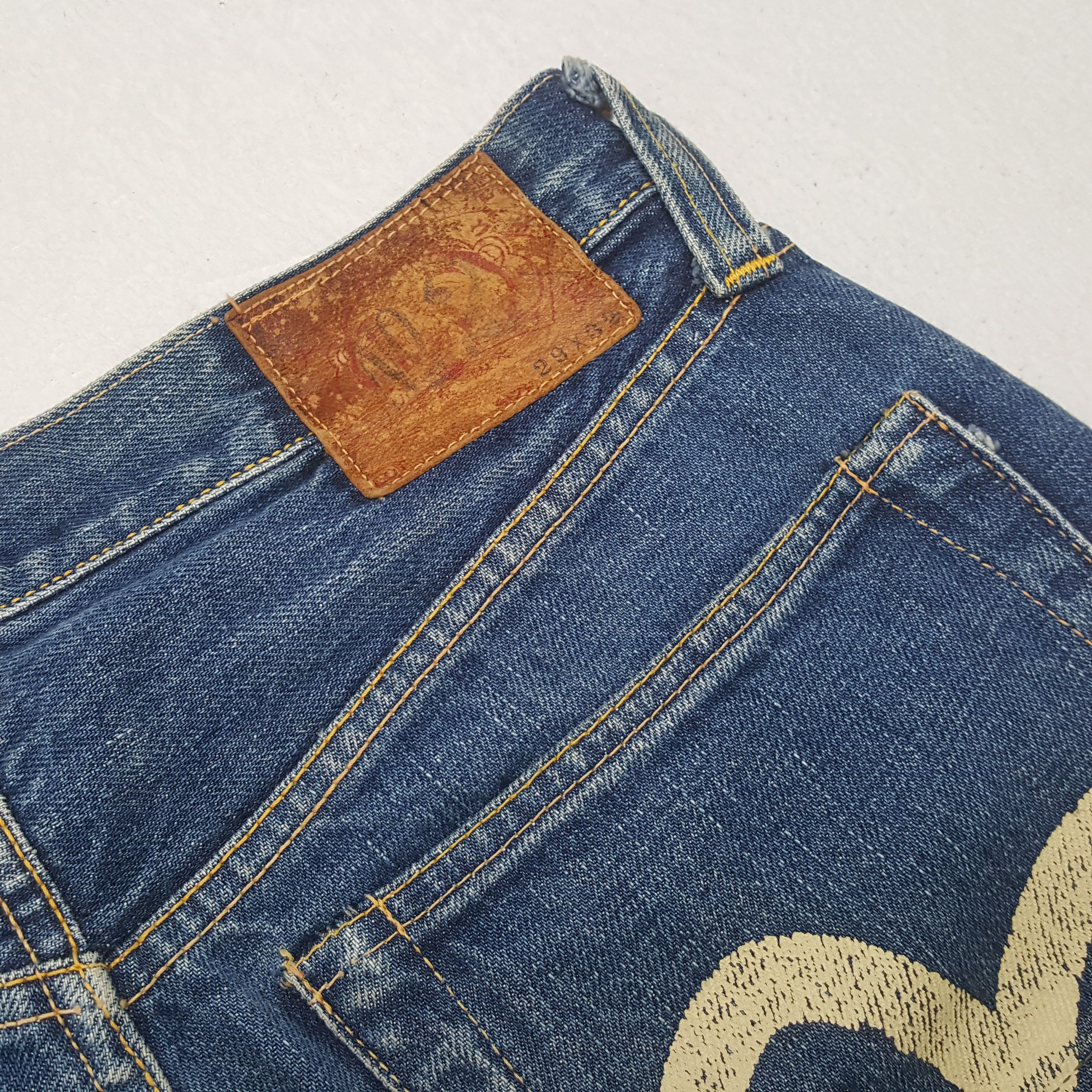 Evisu Vintage Evis Japanese Brand Daicock Custom Jeans RR28 Size US 28 / EU 44 - 12 Thumbnail