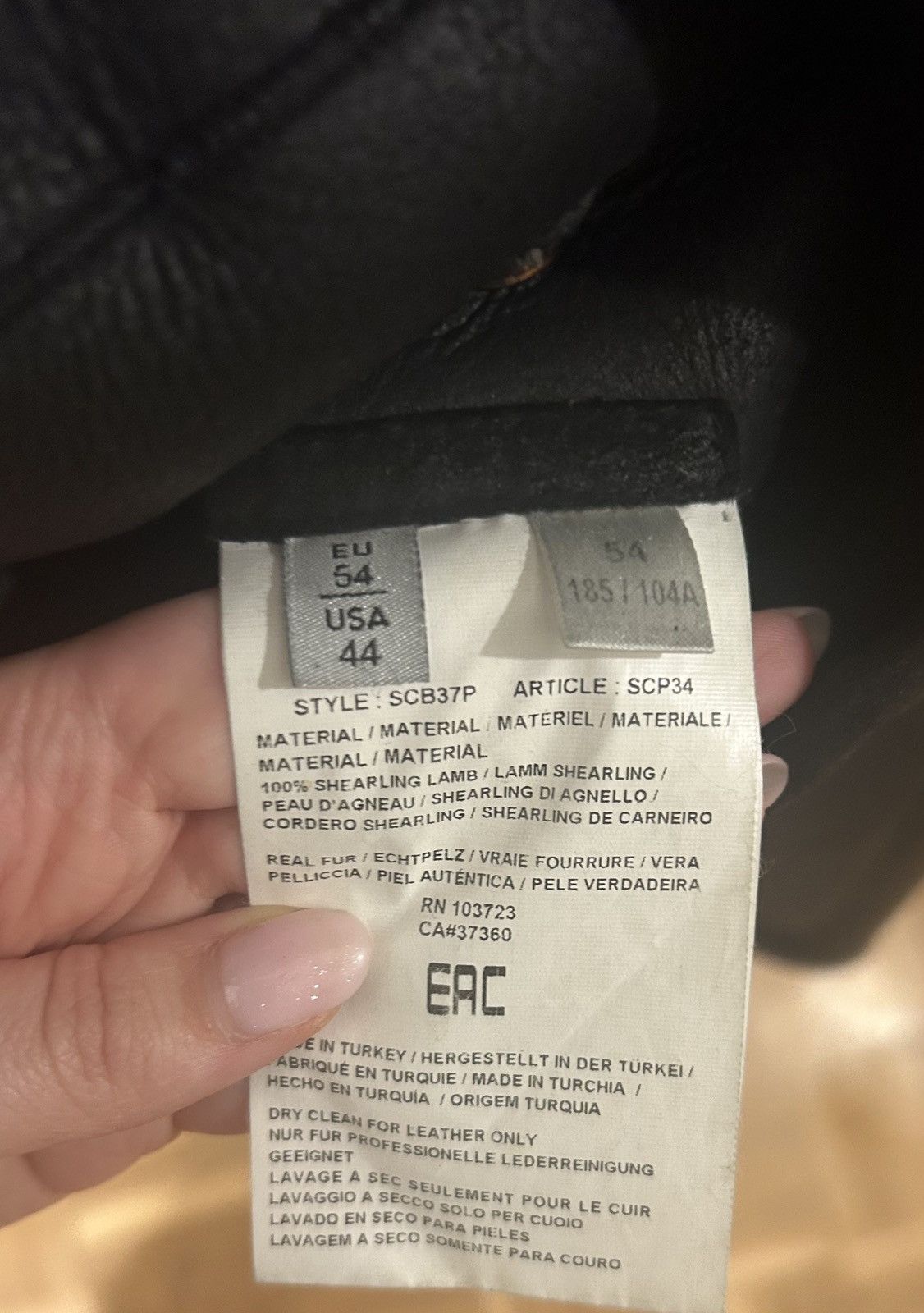 Armani Collezioni Armani Shearling coat Size US L / EU 52-54 / 3 - 5 Thumbnail