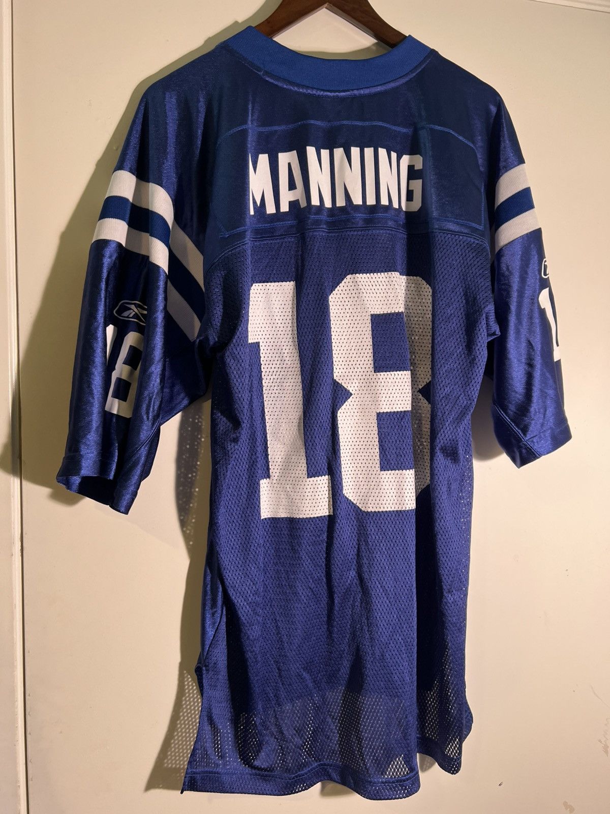 Vintage Y2K 2000’s VTG Vintage Reebok Peyton Manning Football Jersey Size US L / EU 52-54 / 3 - 2 Thumbnail