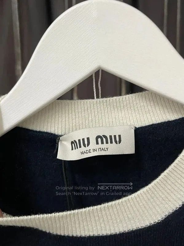 Miu Miu Miu Miu Summer Black Short Sleeve T-Shirt . Size XXS / US 00 / IT 34 - 6 Thumbnail