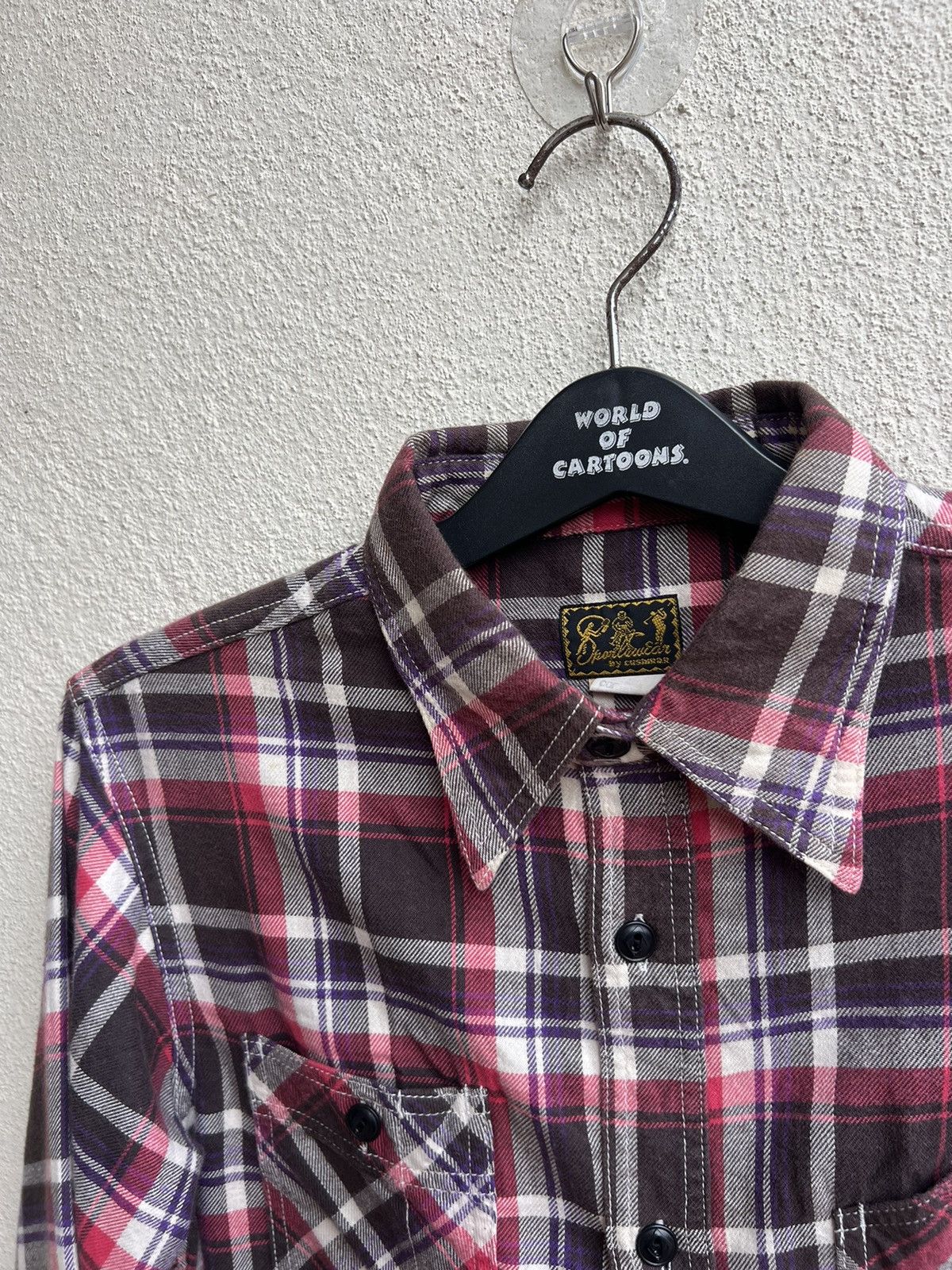 Cushman Cushman Japan Chin Strap Gusset Flannel Shirt Size US M / EU 48-50 / 2 - 7 Thumbnail