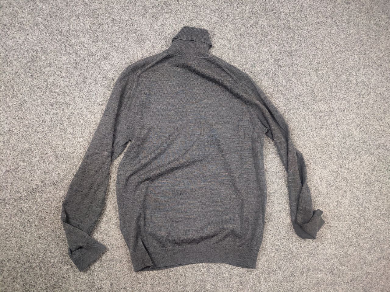 Reiss Reiss merino wool light gray Roll Neck knit Jumper Sweater Size US L / EU 52-54 / 3 - 12 Thumbnail