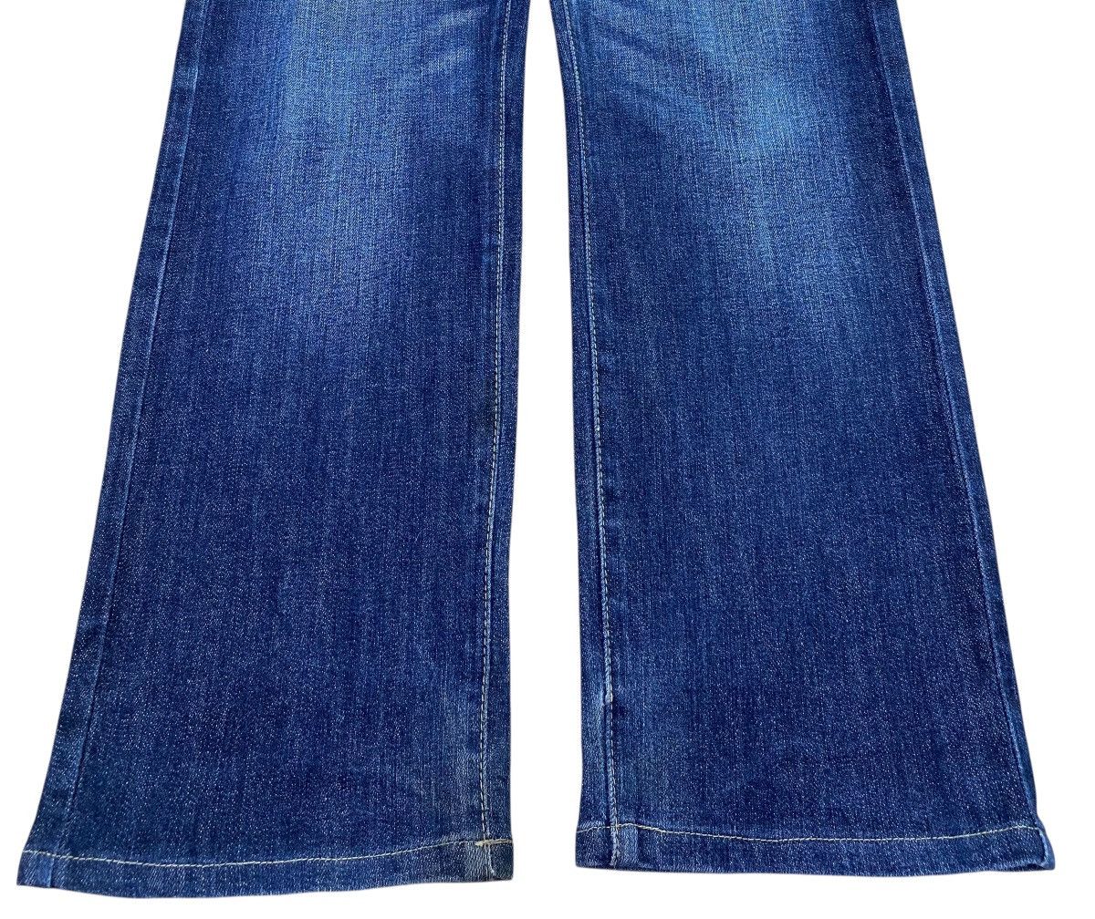 Japanese Brand Freudo Blue Wash Whiskered Style Straight Leg Jeans Size US 33 - 5 Thumbnail