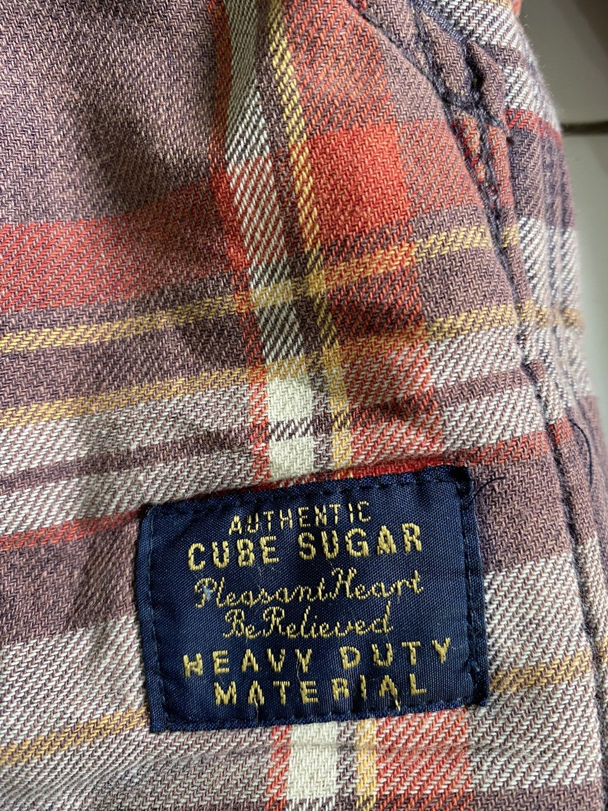 If Six Was Nine × Japanese Brand 90s Cube sugar authentic Down plaid Hoodie Button Jacket Size US M / EU 48-50 / 2 - 6 Thumbnail