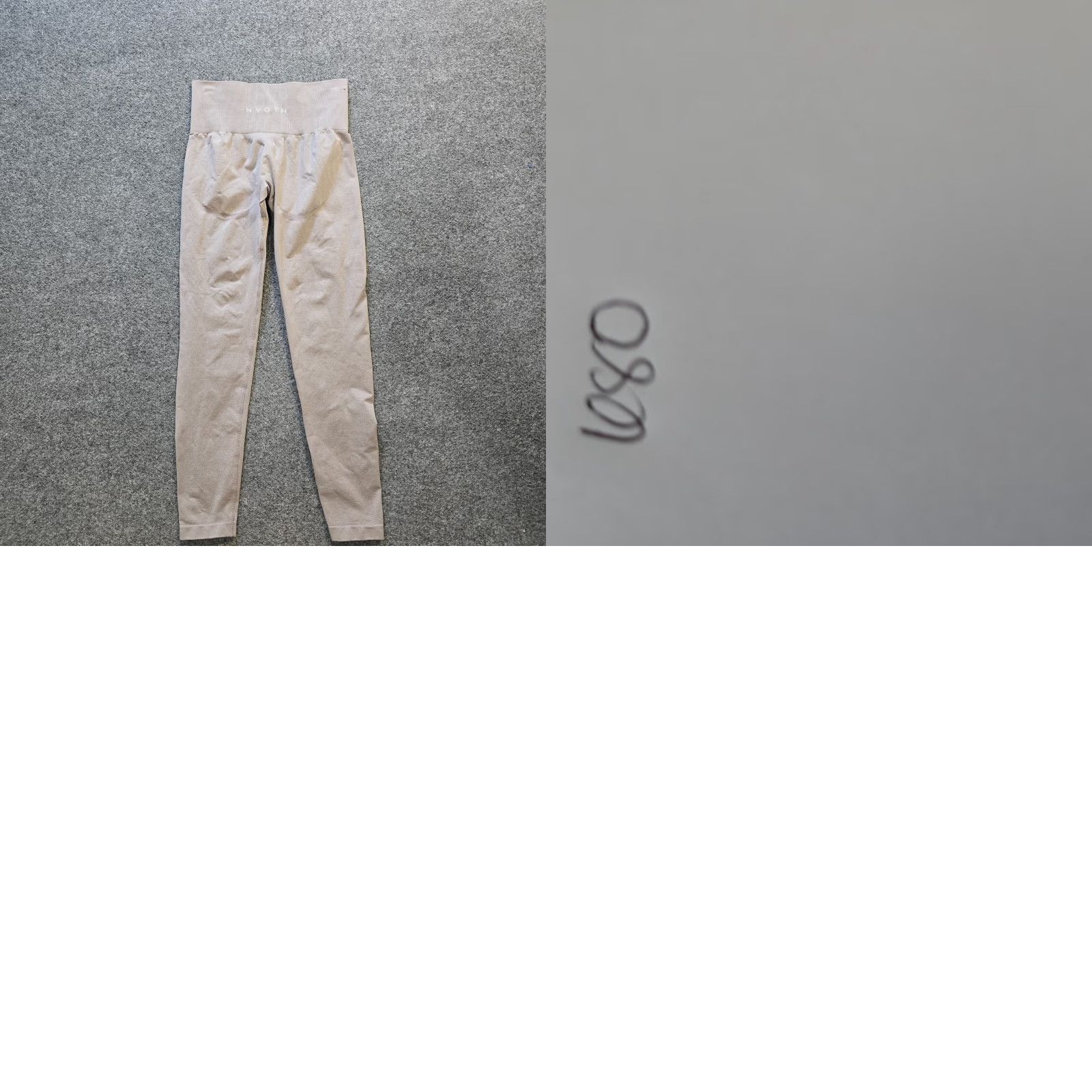 Vintage NVGTN Leggings Womens Small Gray Navigation Seamless 7/8 Cropped Workout Athletic 25 in Inseam Skinny Compression Gym & Training Size 28" / US 6 / IT 42 - 8 Thumbnail