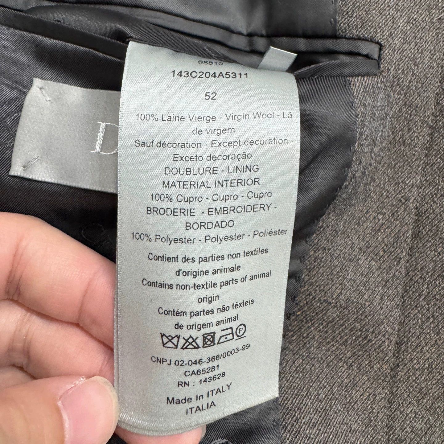 Dior Dior Wool Coat Size 52 New Size US L / EU 52-54 / 3 - 3 Thumbnail