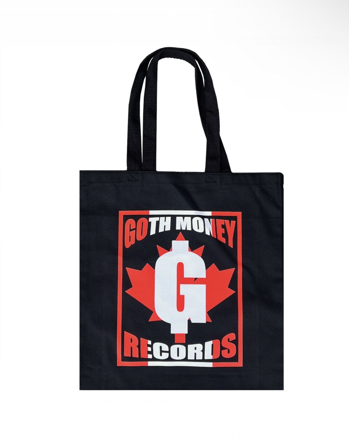 Fuck The Population × Goth Money Goth Money Records - Canada logo tote bag canadian ftp gmr Size ONE SIZE - 2 Thumbnail