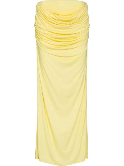 Paris Georgia Paris Georgia Draped Stretch-Jersey Maxi Skirt Size 26" / US 2 / IT 38 - 2 Thumbnail