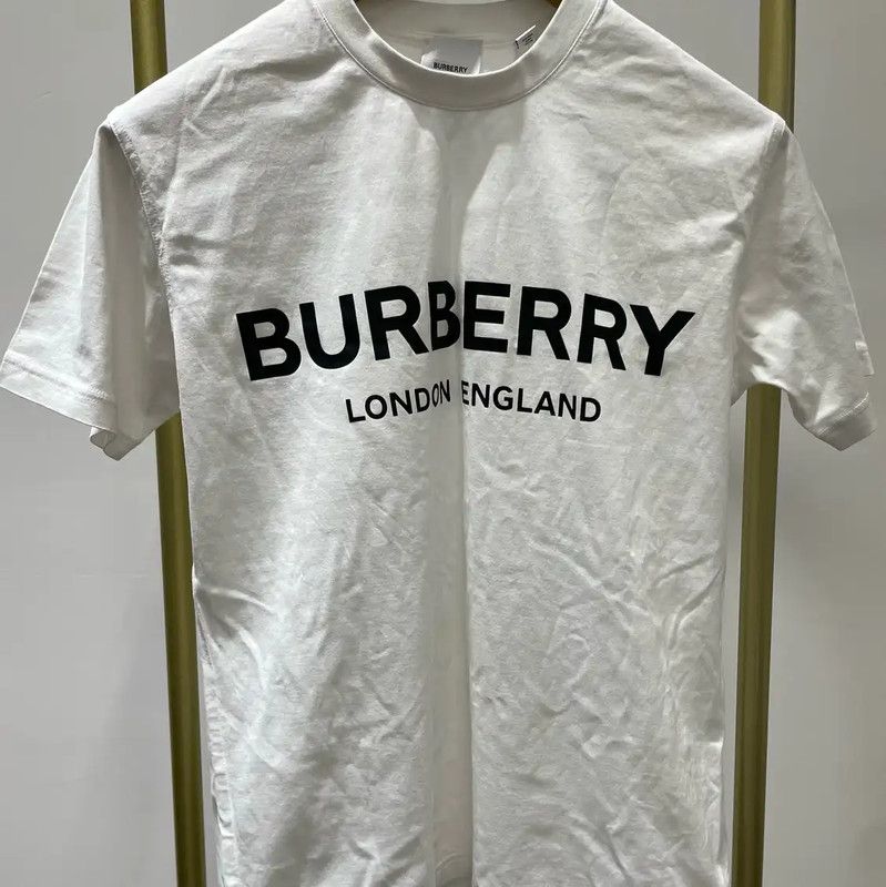 Burberry Burberry White Cotton T-Shirt for Women Size XXS / US 00 / IT 34 - 1 Thumbnail