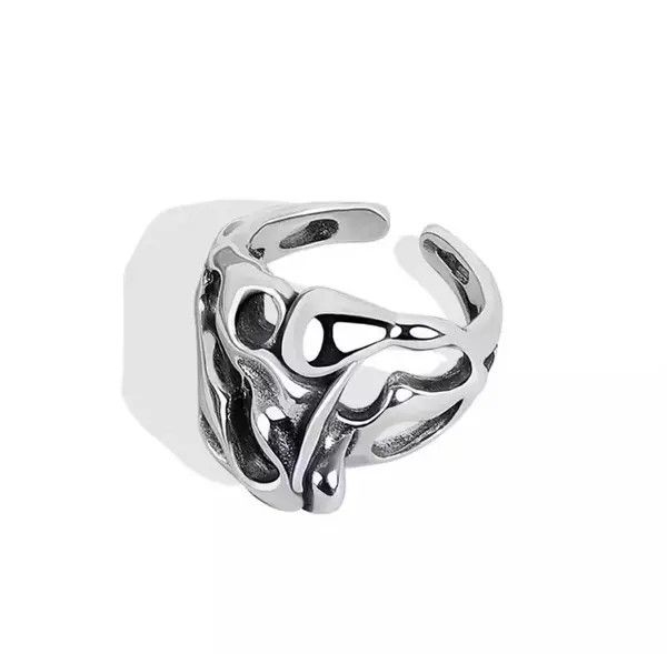 Jewelry × Vintage Abstract Hollow Ring Size ONE SIZE - 1 Thumbnail