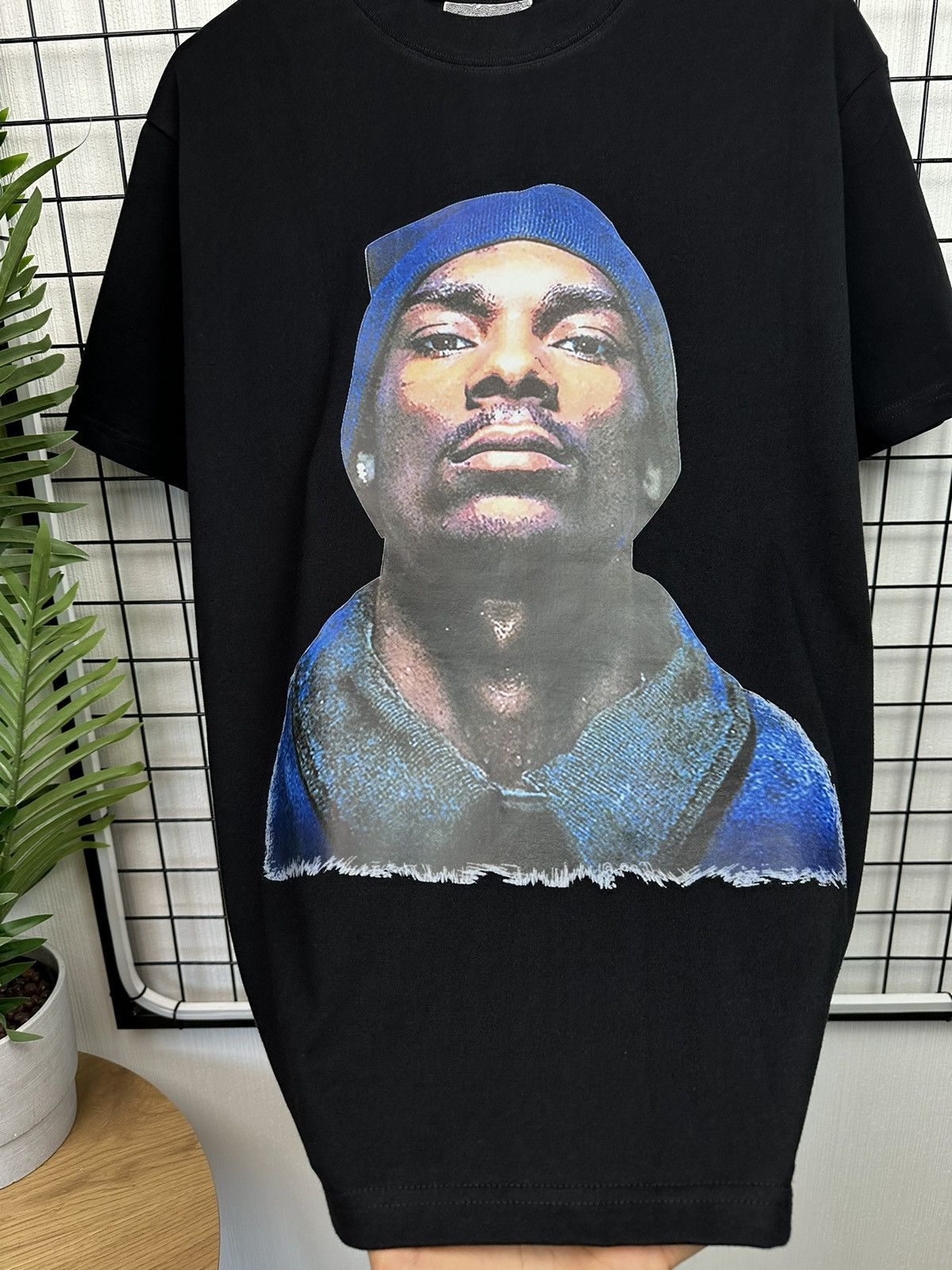 Band Tees × Rap Tees × Snoop Dogg Snoop Doggy Dogg Beware of dogg XL Big Face Men Black Tshirt Size US XL / EU 56 / 4 - 6 Thumbnail