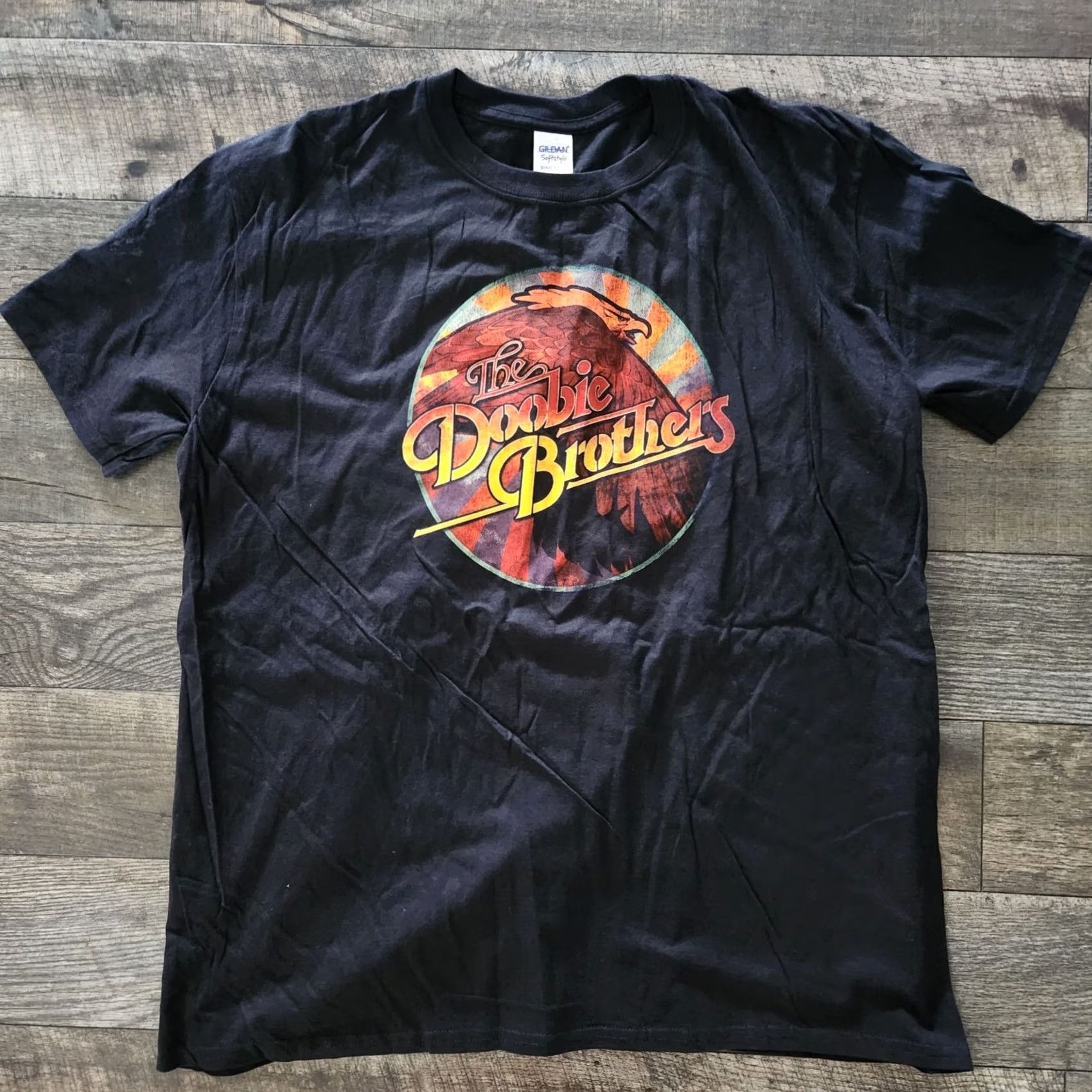 Gildan THE DOOBIE BROTHERS Concert T Shirt Tee XL Black Double Sided Band 2018 New Size US XL / EU 56 / 4 - 2 Thumbnail